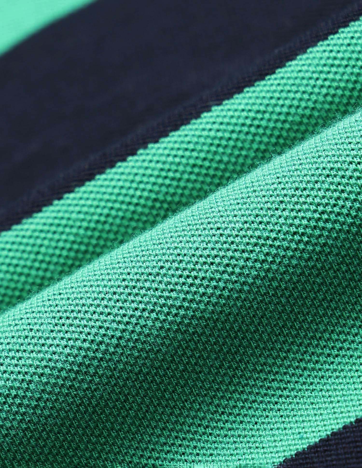Horizontal Striped Classic Polo Shirt - Image 2