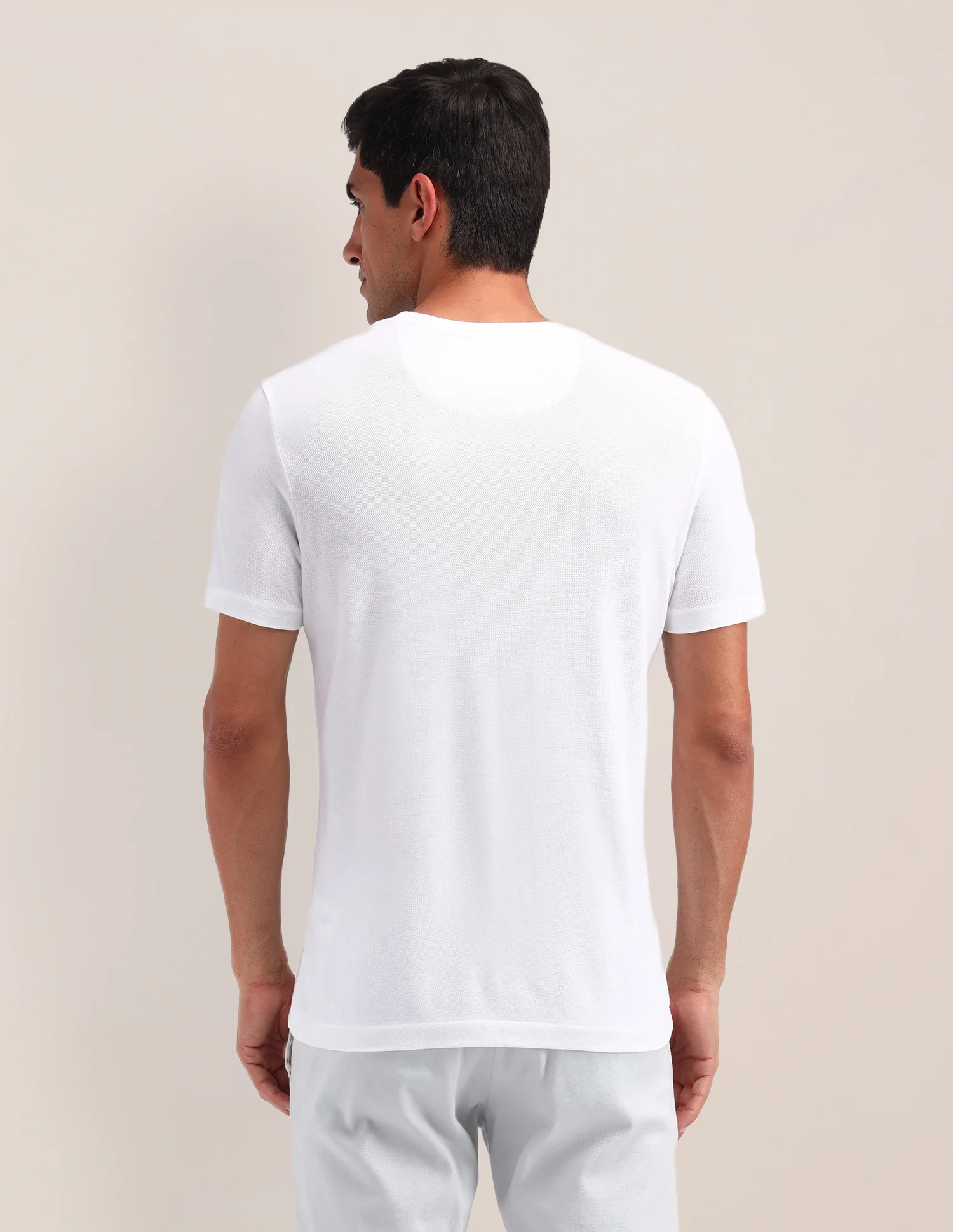 Horizontal Striped Cotton T-Shirt - Image 5