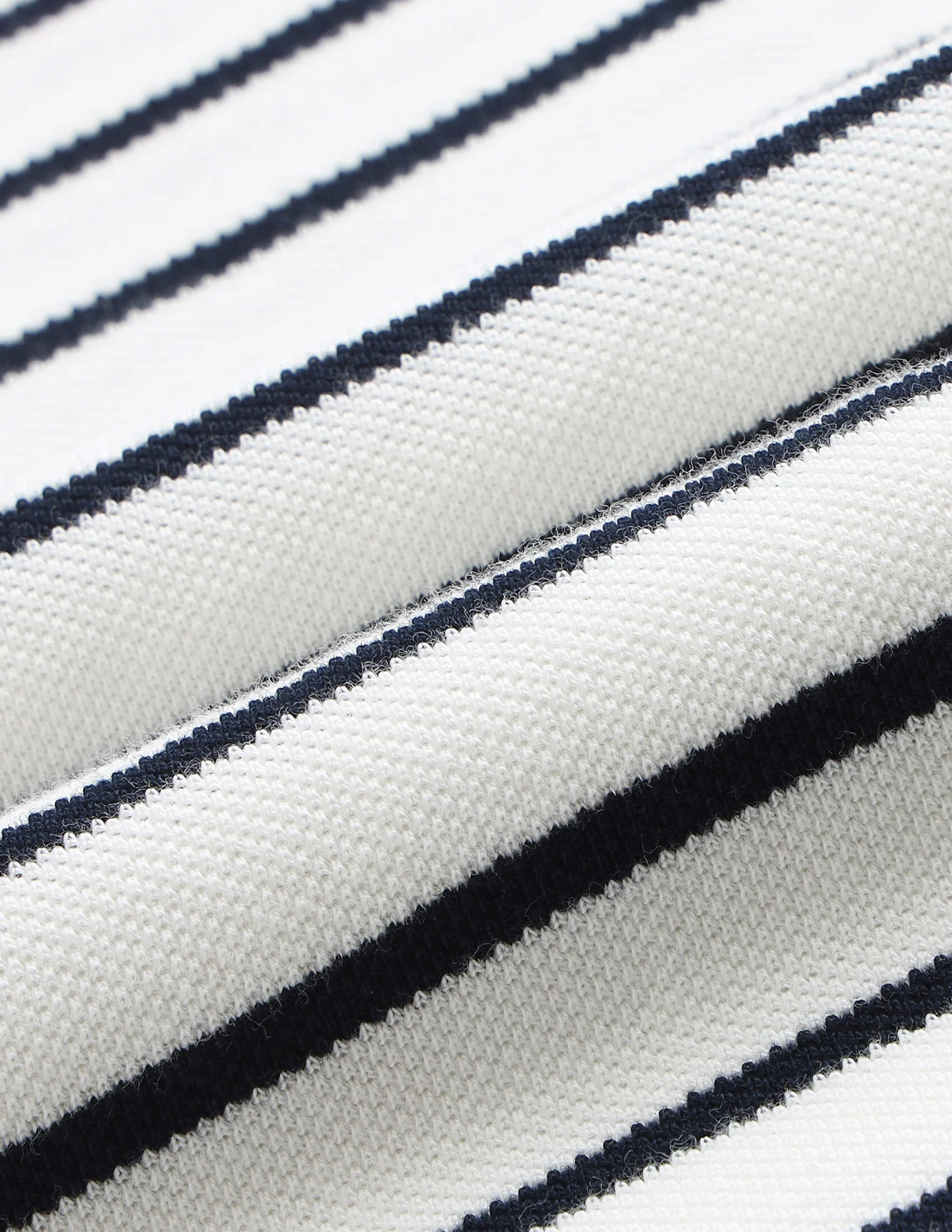 Horizontal Striped Muscle Fit Polo Shirt - Image 2