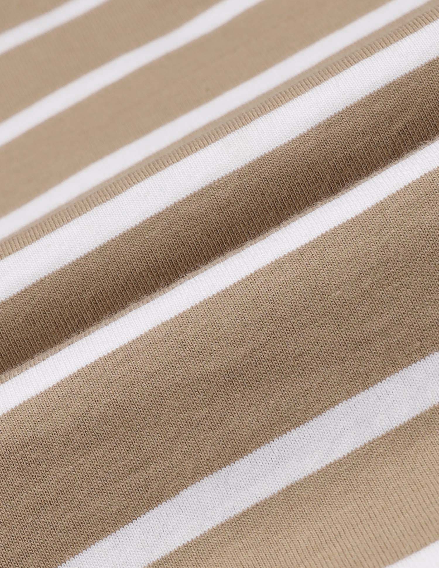 Horizontal Striped Pure Cotton I689 Lounge T-Shirt - Pack Of 1 - Image 2