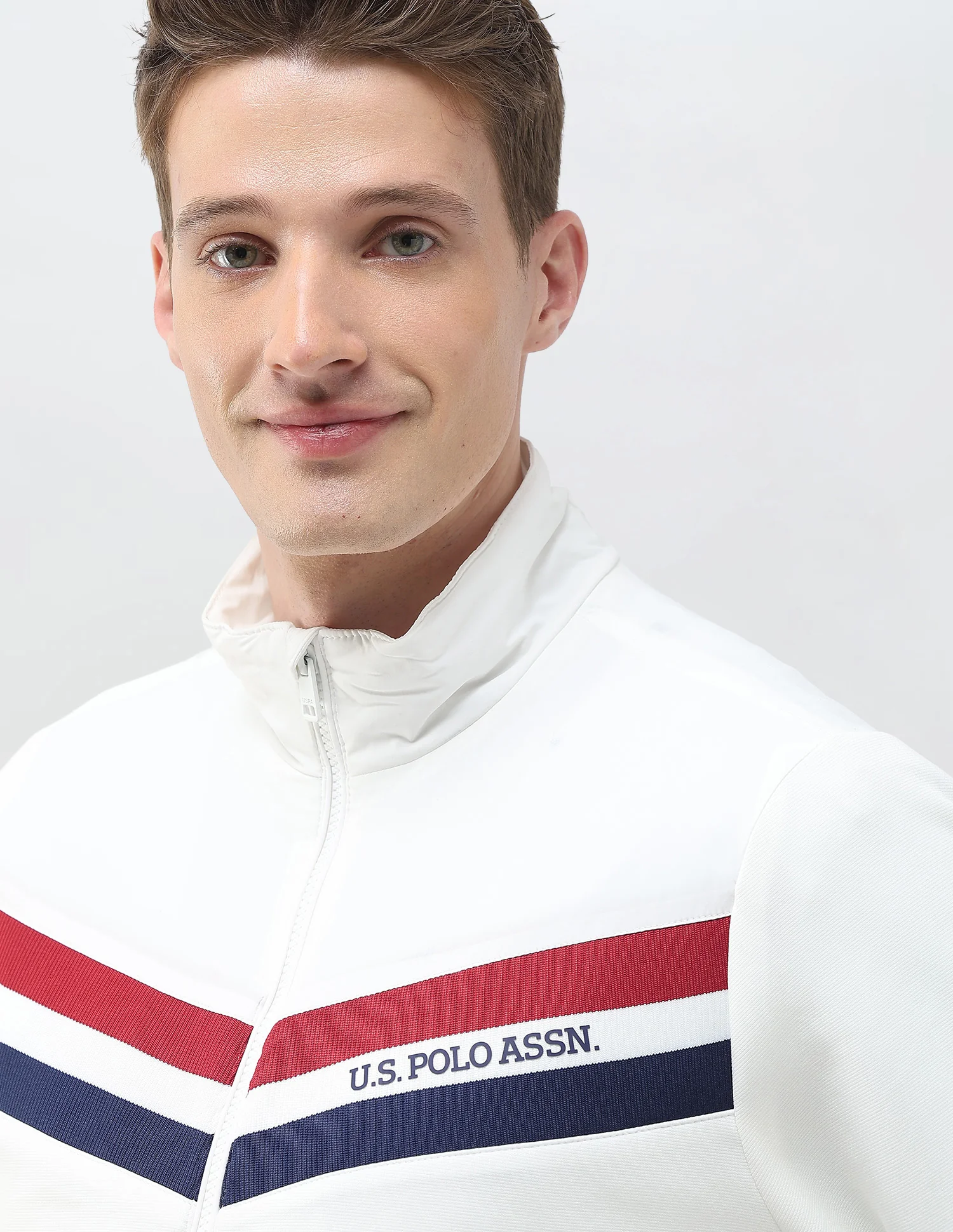 Horizontal Striped Regular Fit Jacket - Image 7