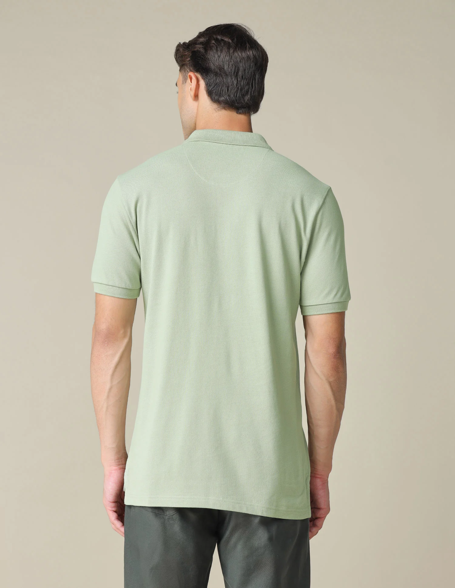Horizontal Striped Regular Fit Polo Shirt - Image 5