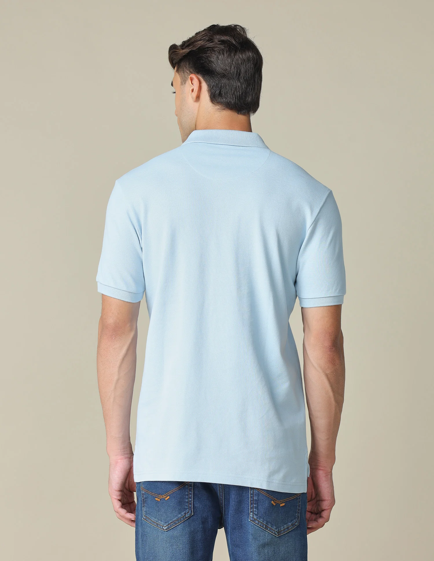 Horizontal Striped Regular Fit Polo Shirt - Image 5