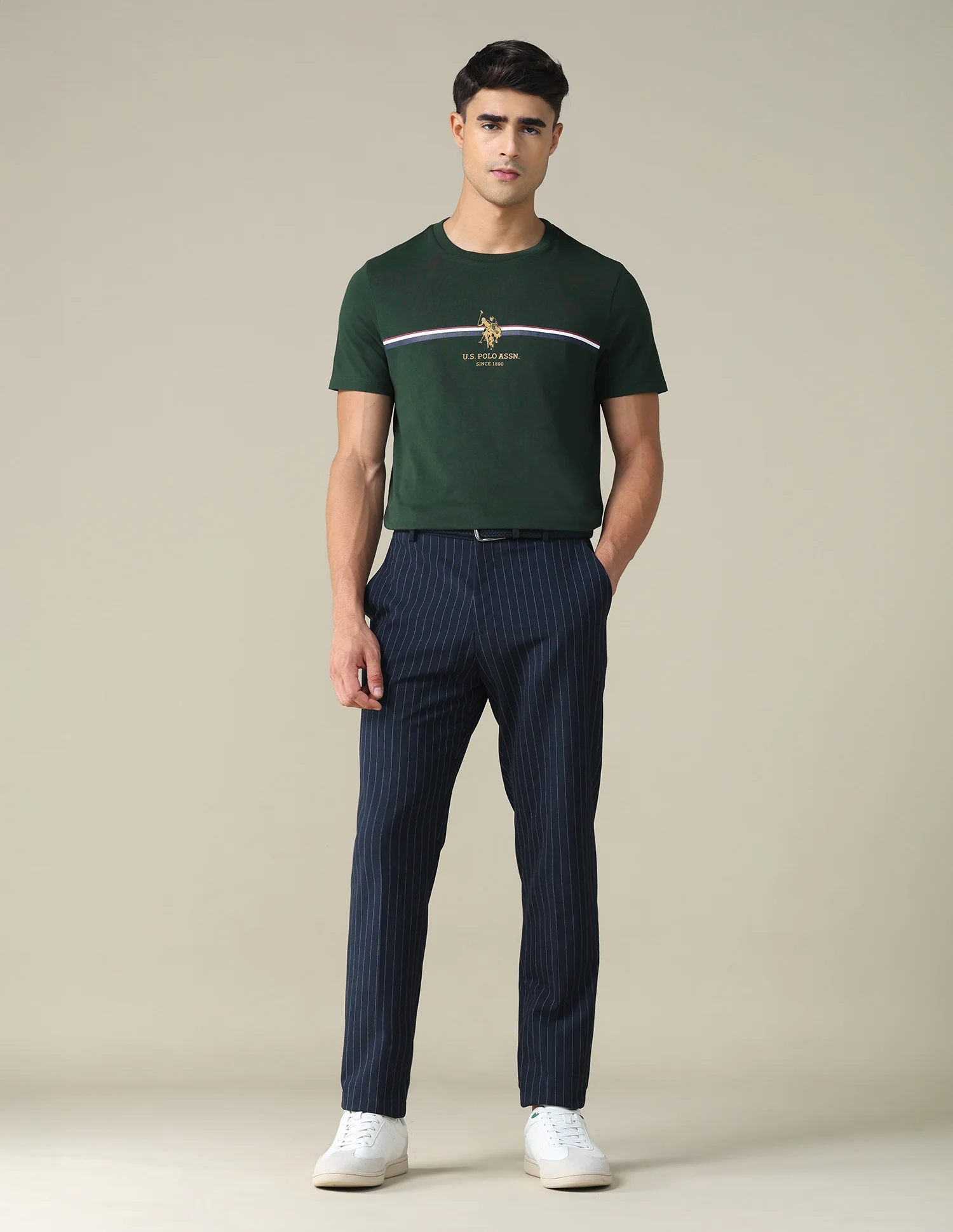 Horizontal Striped Regular Fit T-shirt - Image 3