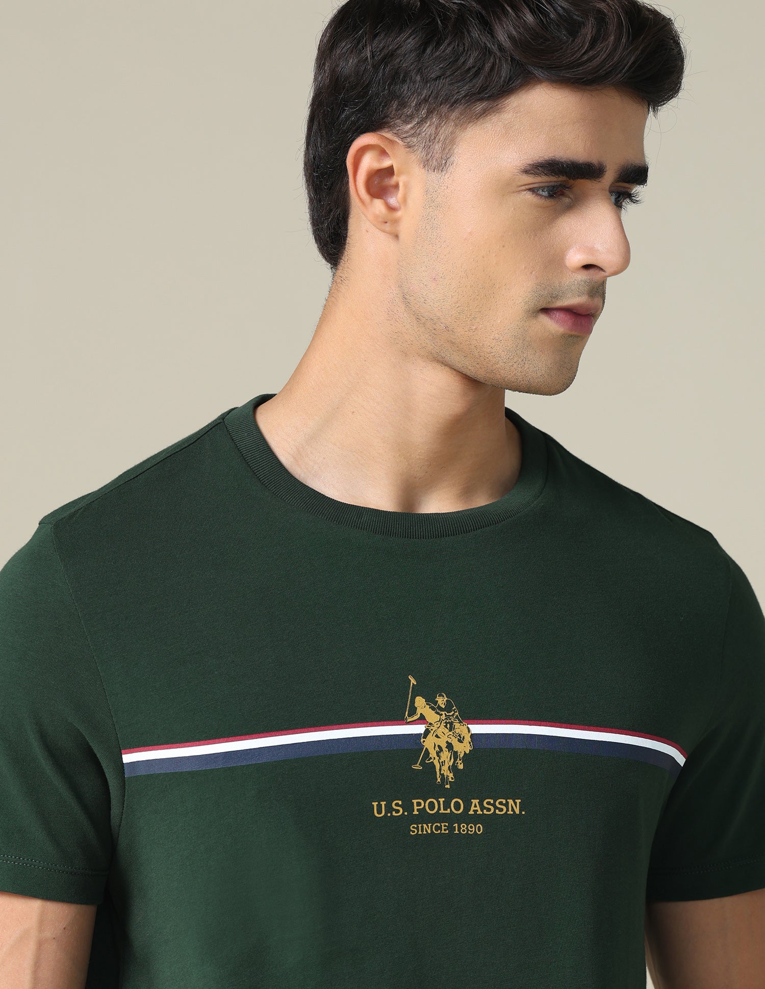Horizontal Striped Regular Fit T-shirt - Image 7