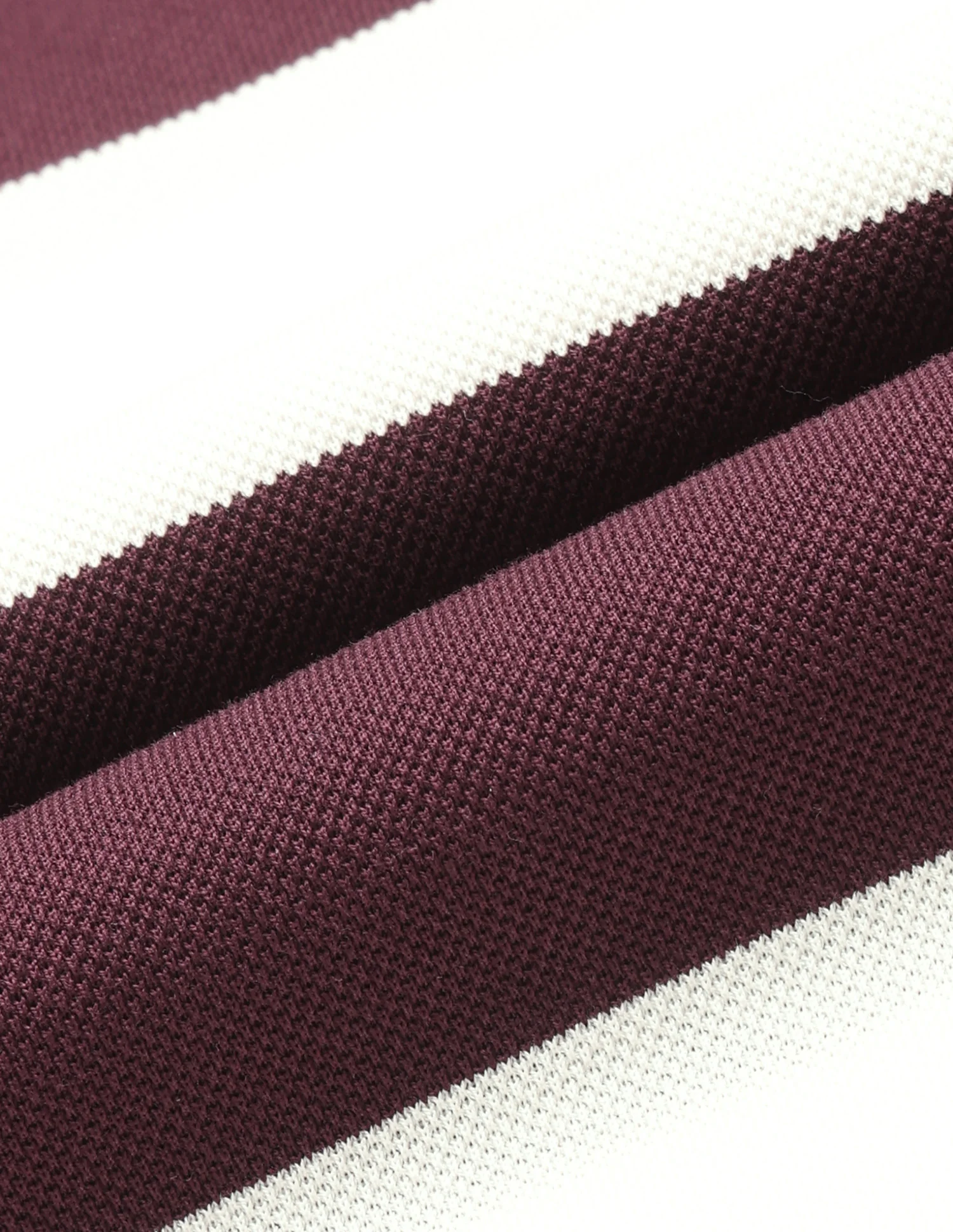 Horizontal Striped Slim Fit Polo Shirt - Image 2