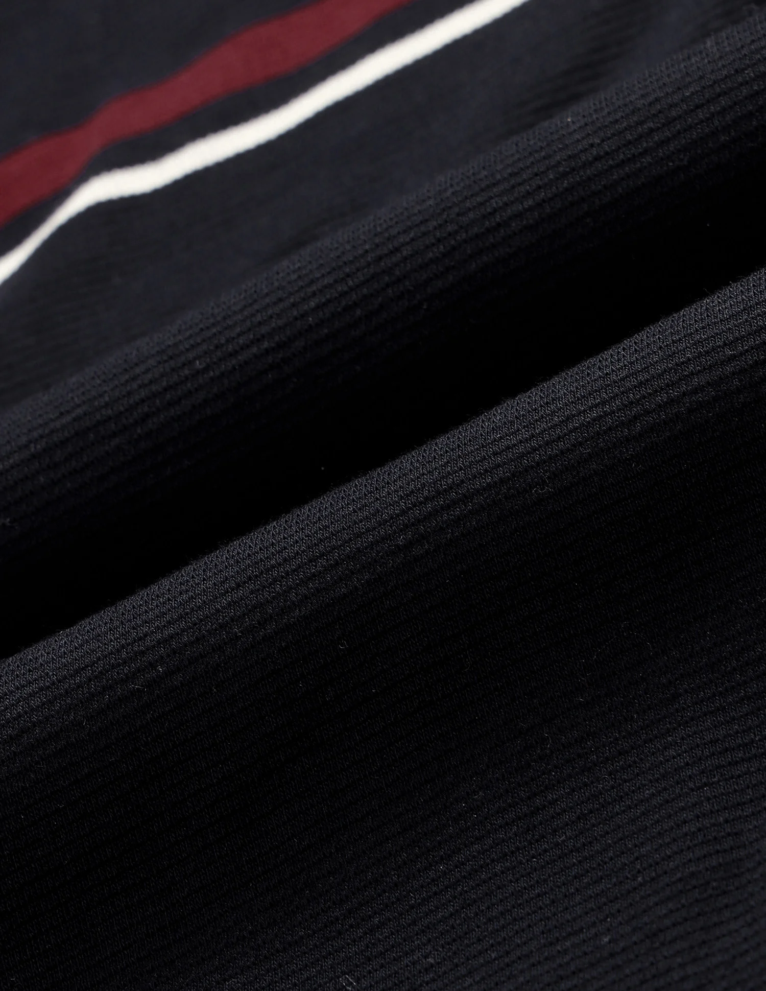 Horizontal Striped Slim Fit Polo Shirt - Image 2