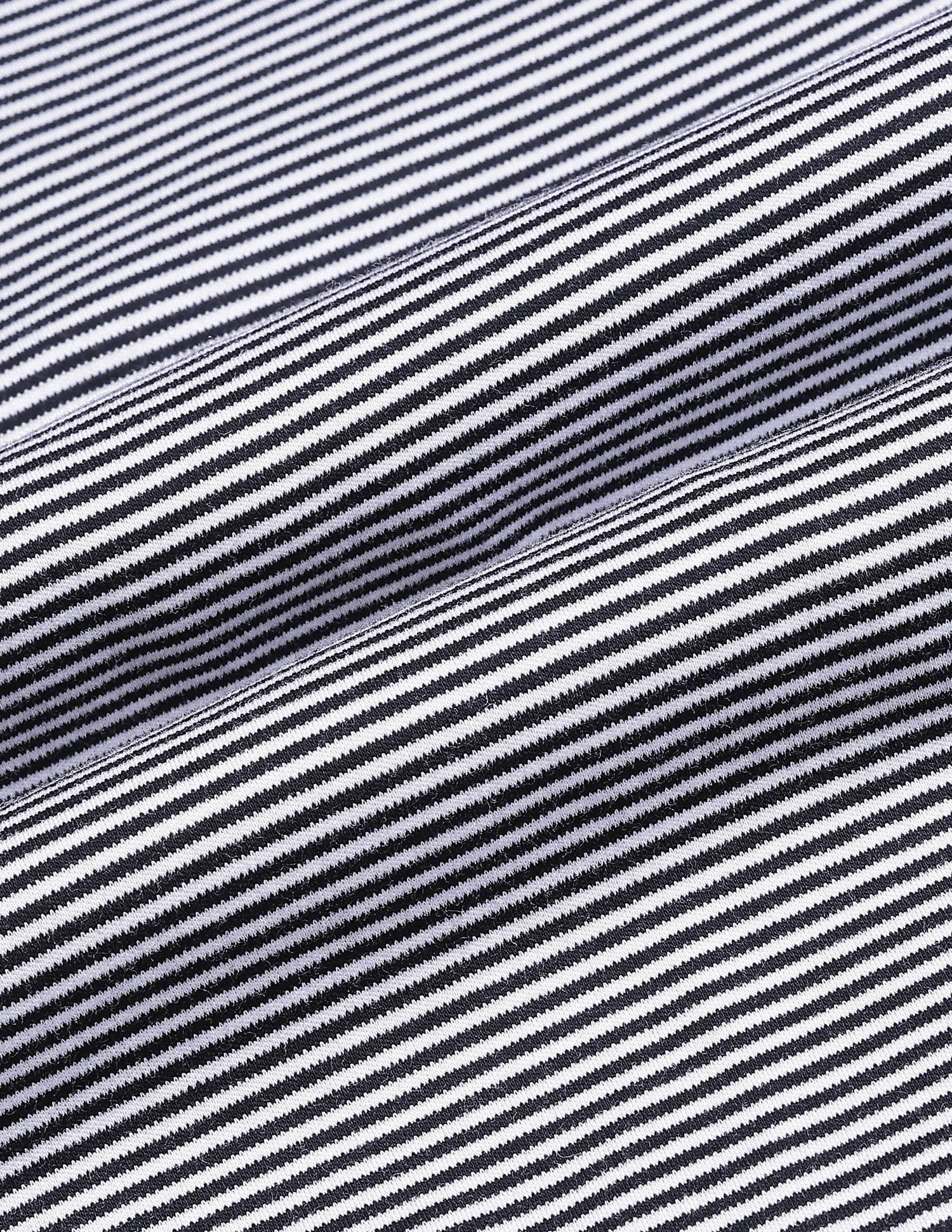 Horizontal Striped Slim Fit Polo Shirt - Image 2