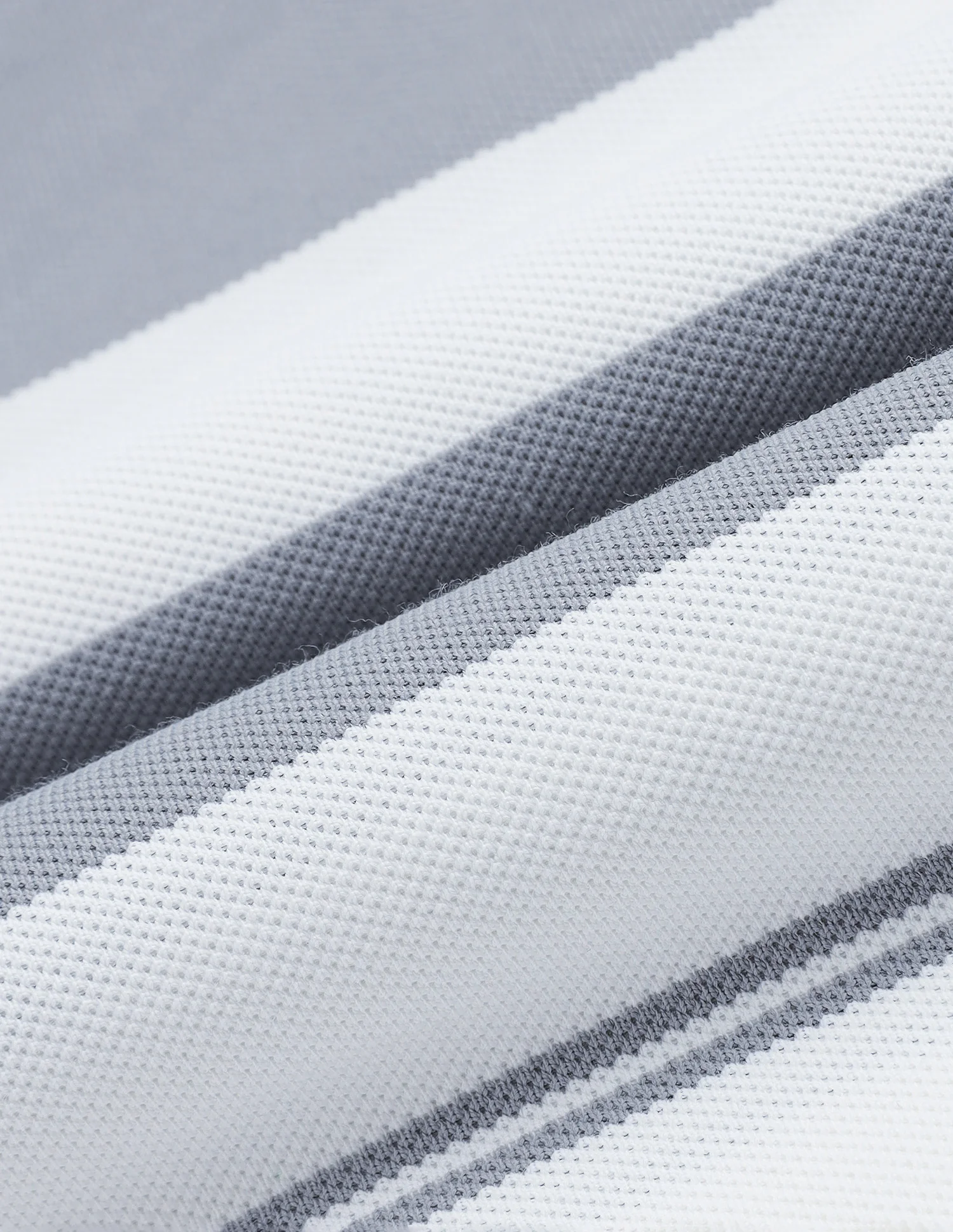 Horizontal Striped Slim Fit Polo Shirt - Image 2