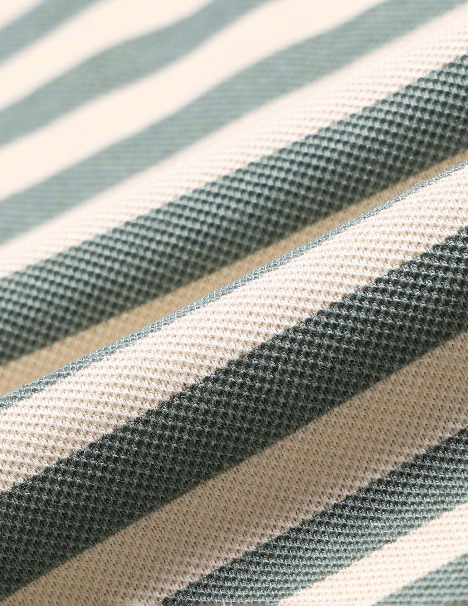 Horizontal Striped Slim Fit Polo Shirt - Image 2