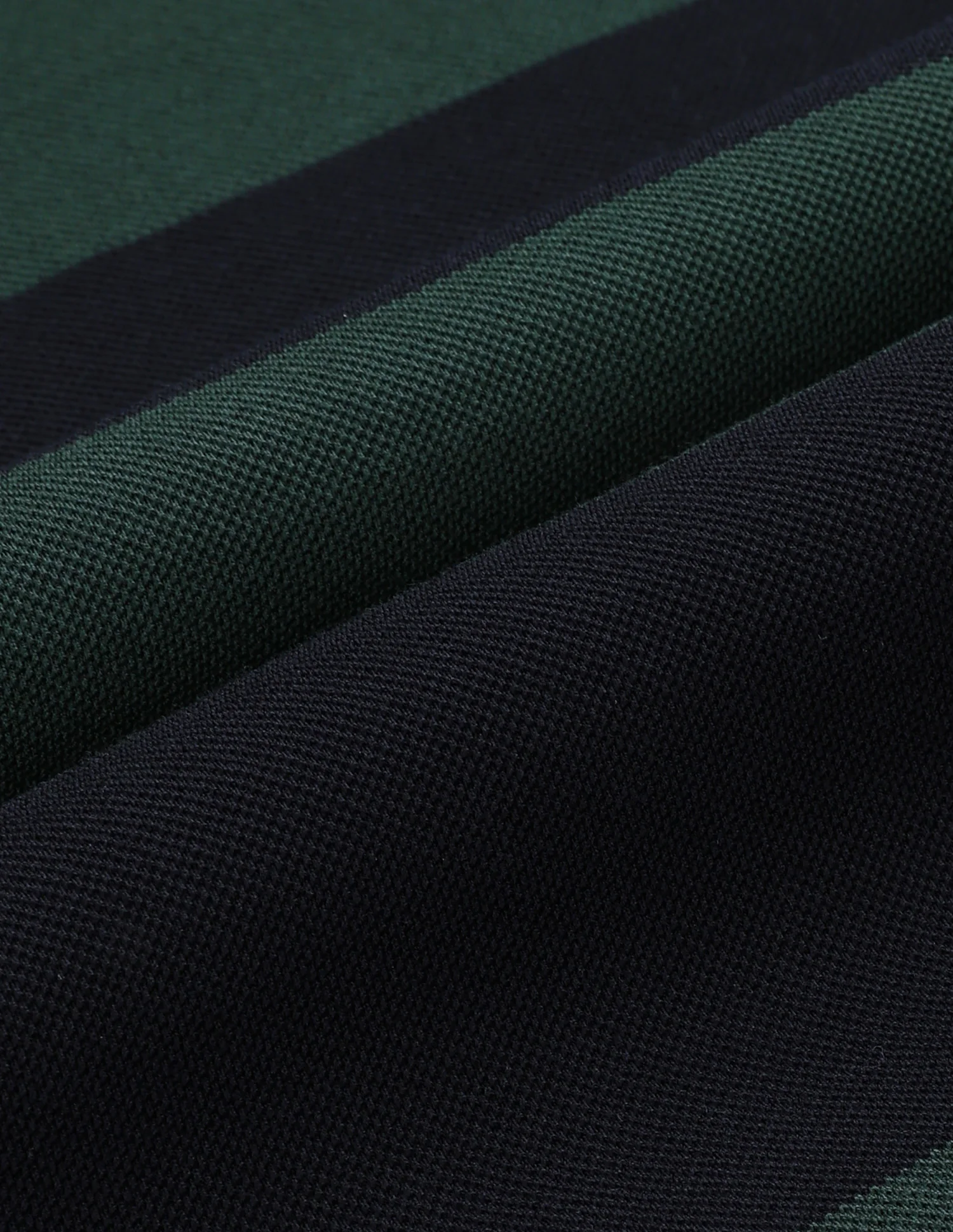 Horizontal Striped Slim Fit Polo Shirt - Image 2