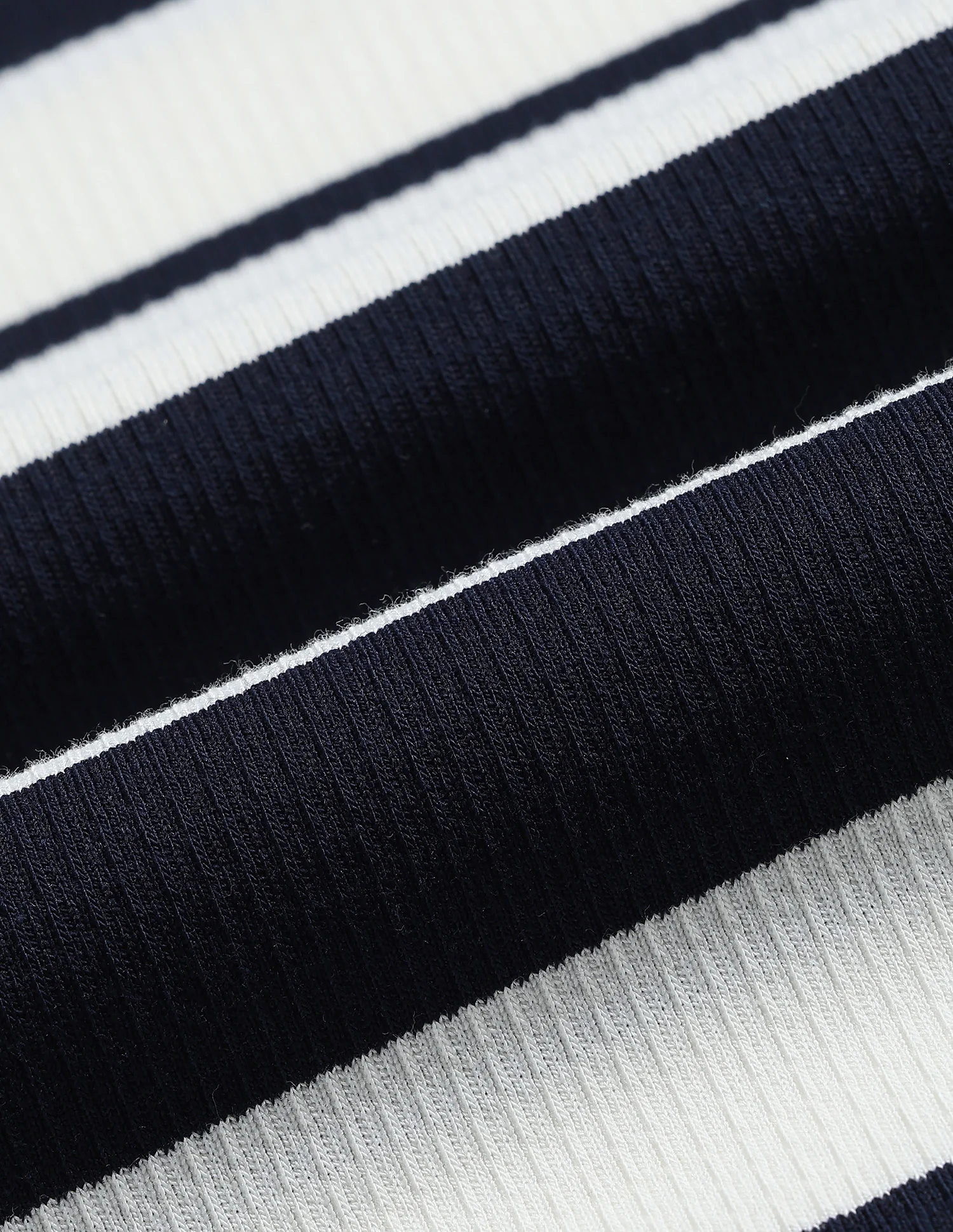 Horizontal Striped Slim Fit Polo Shirt - Image 2