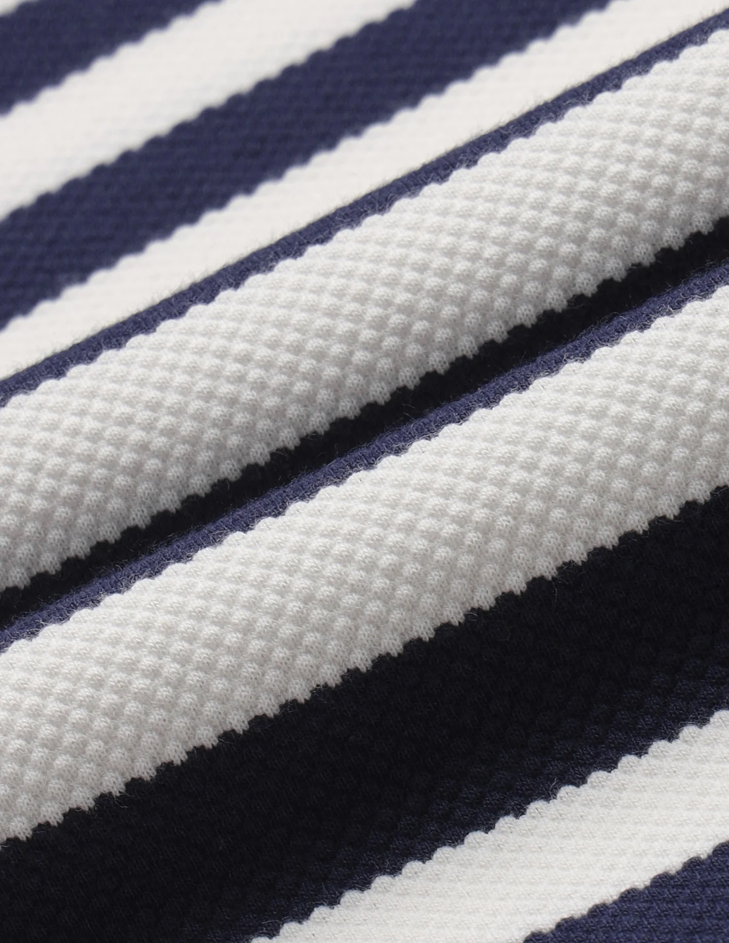 Horizontal Striped Slim Fit Polo Shirt - Image 2