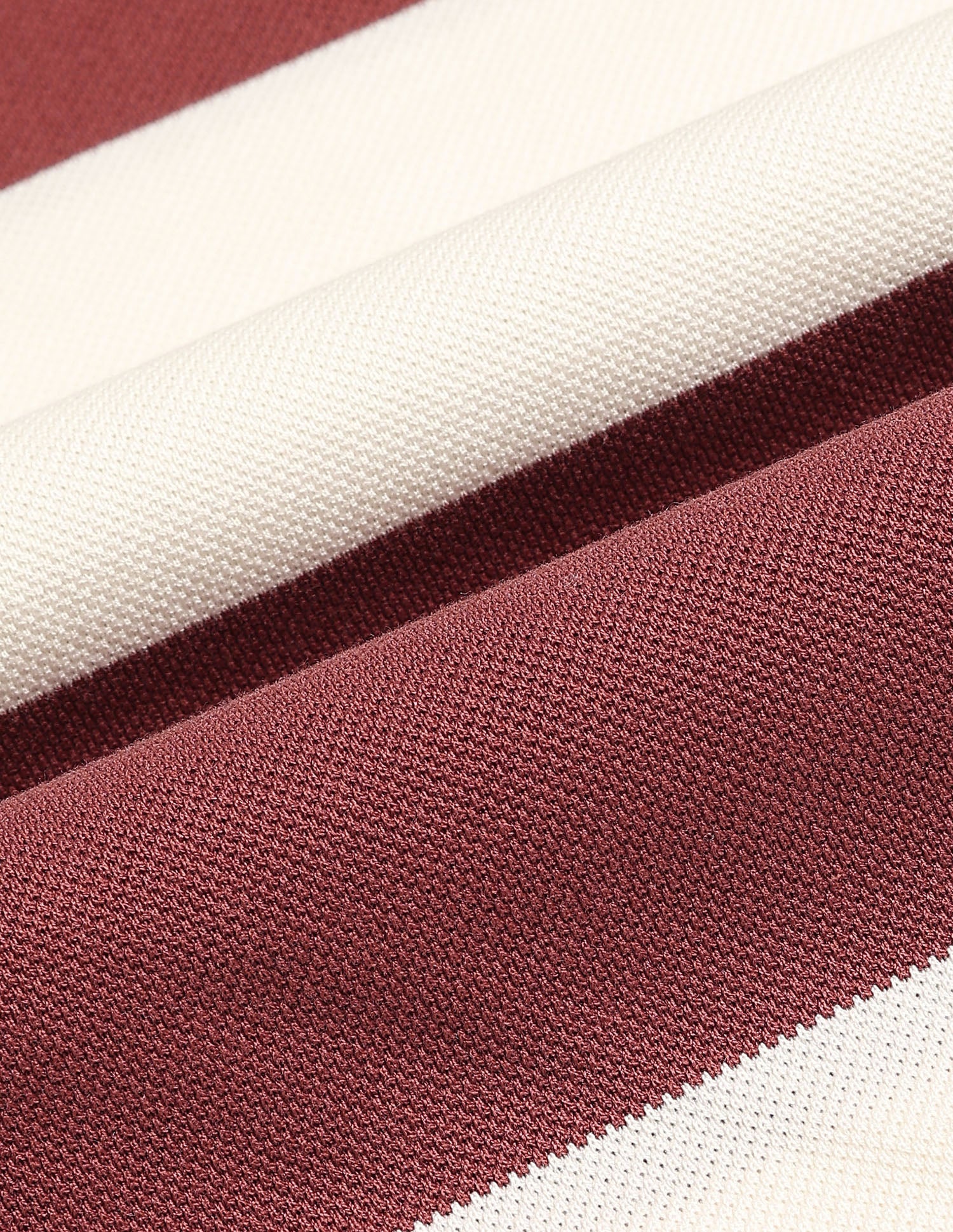 Horizontal Striped Slim Fit Polo Shirt - Image 2