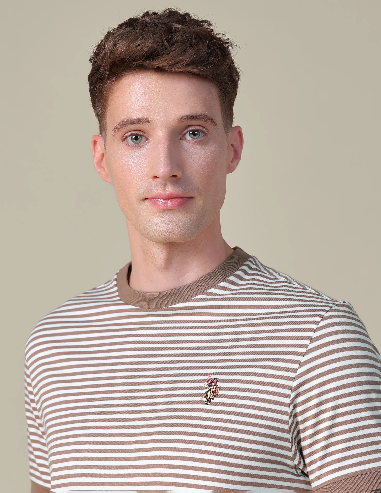 Horizontal Striped Slim Fit T-Shirt - Image 7