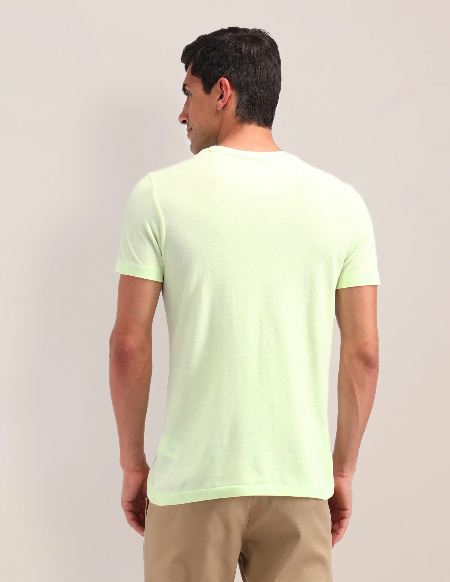 Horizontal Striped Slim Fit T-Shirt - Image 5