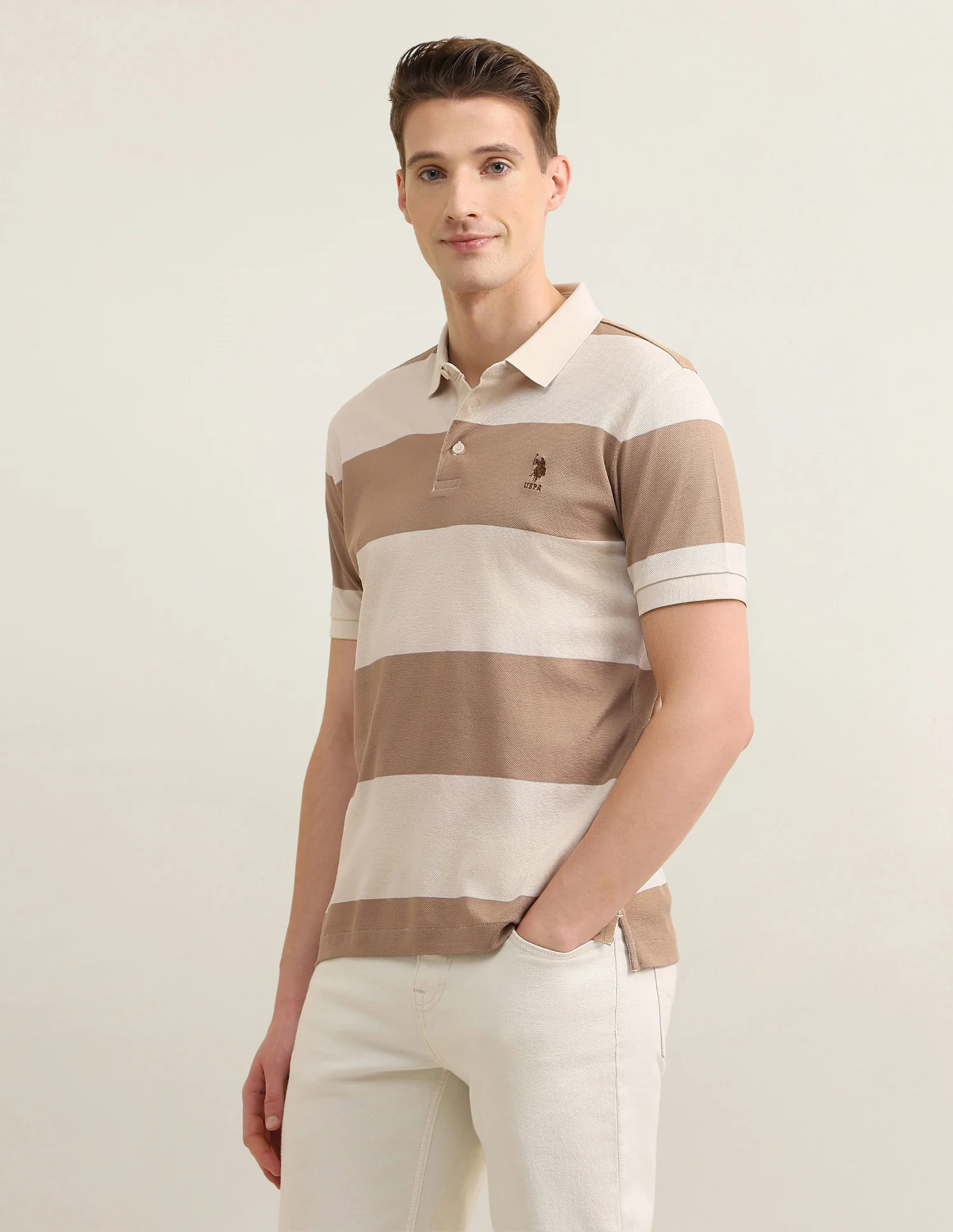 Horizontal Striped Sotogrande Polo Shirt - Image 4