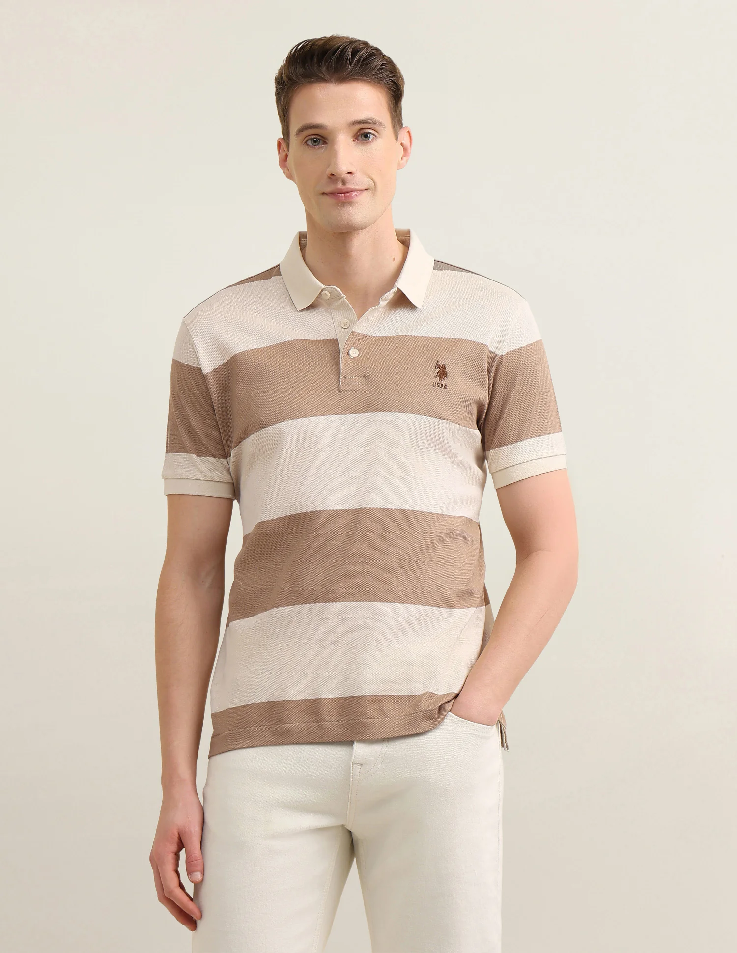 Horizontal Striped Sotogrande Polo Shirt - Image 6
