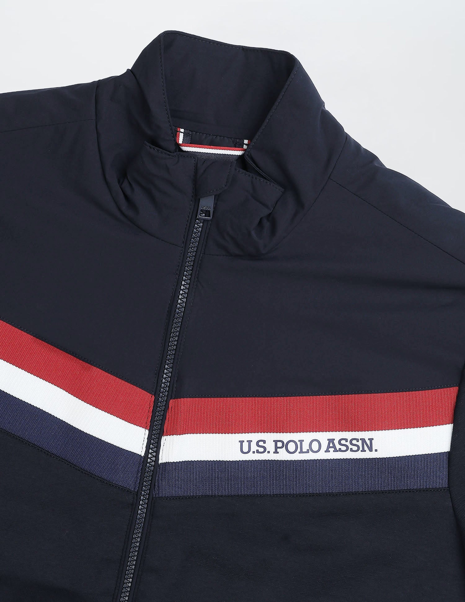 Horizontal Stripes Regular Fit Casual Jacket - Image 2