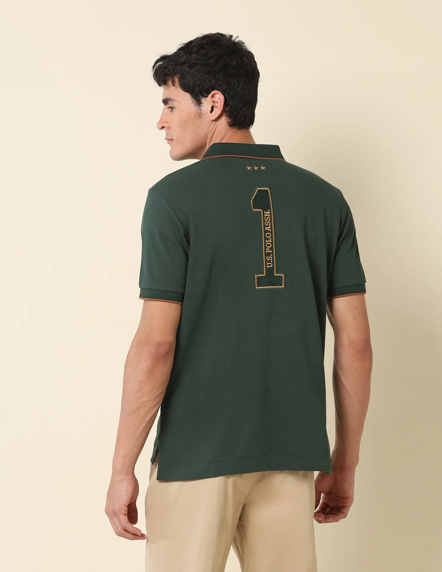 Iconic Number Gold Cup Polo Shirt - Image 5