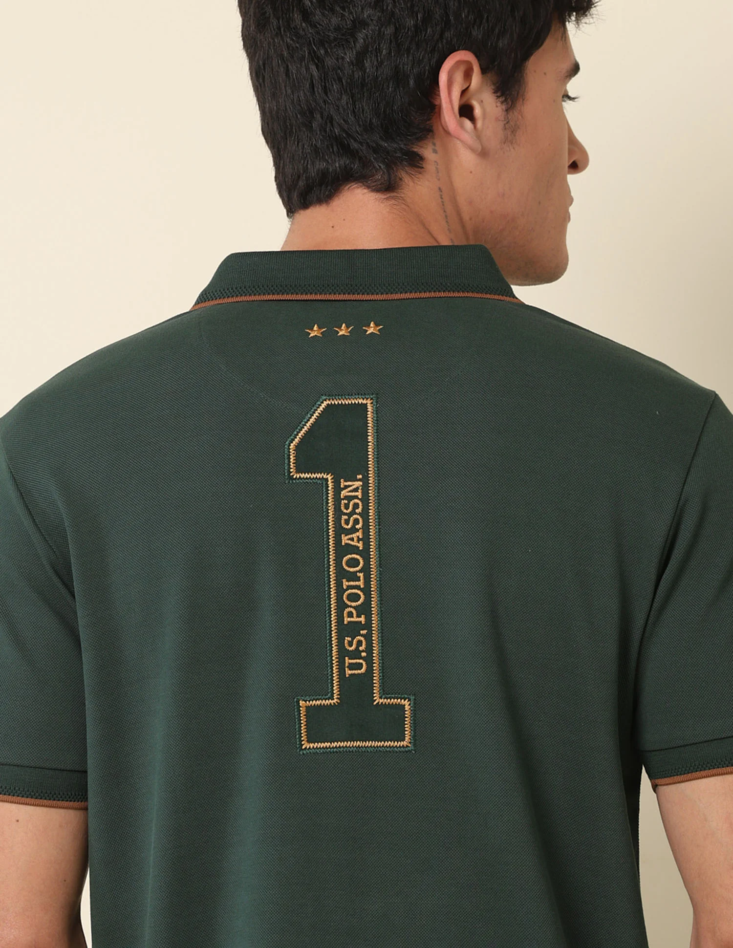 Iconic Number Gold Cup Polo Shirt - Image 8