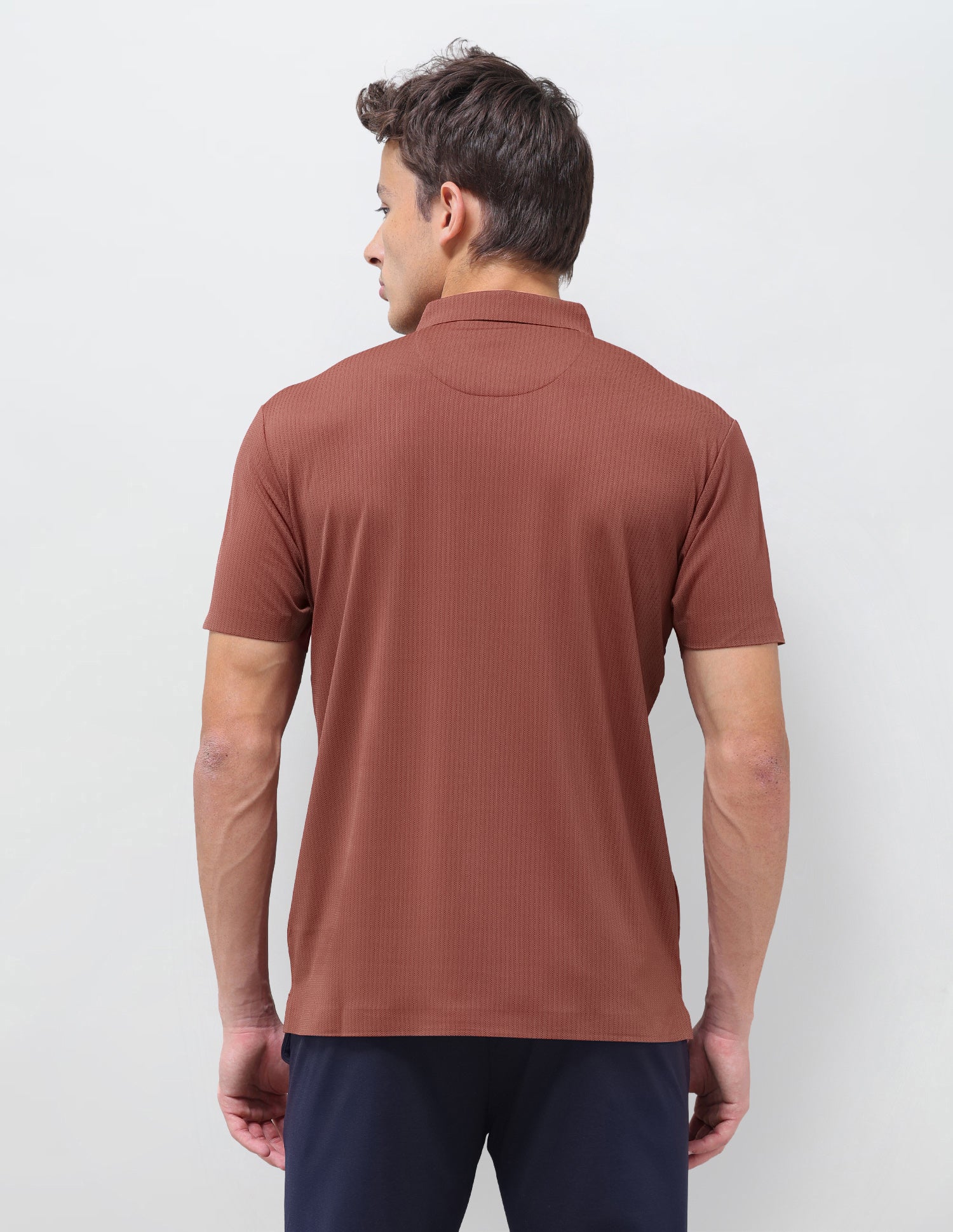 Jacquard Slim Fit Polo Shirt - Image 5