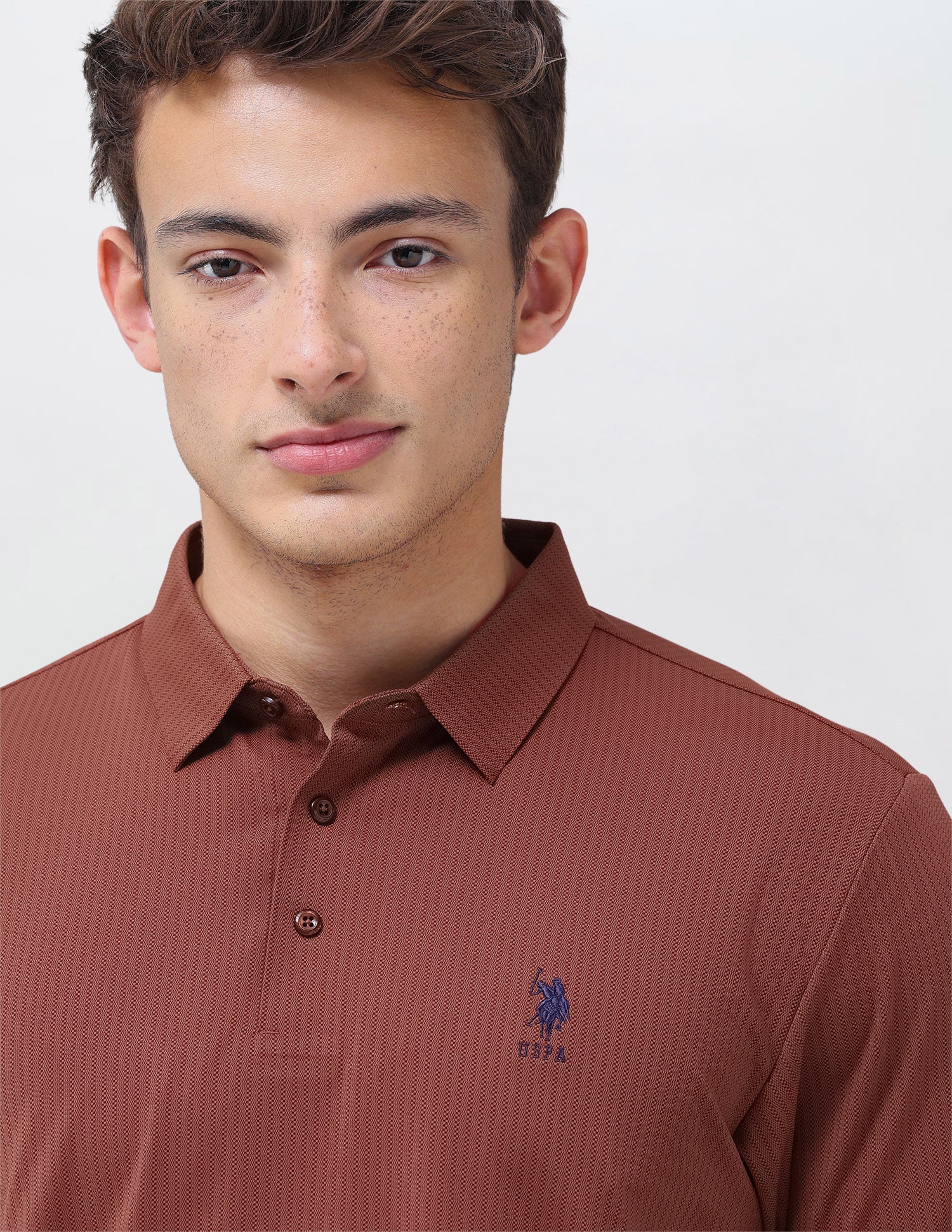 Jacquard Slim Fit Polo Shirt - Image 7
