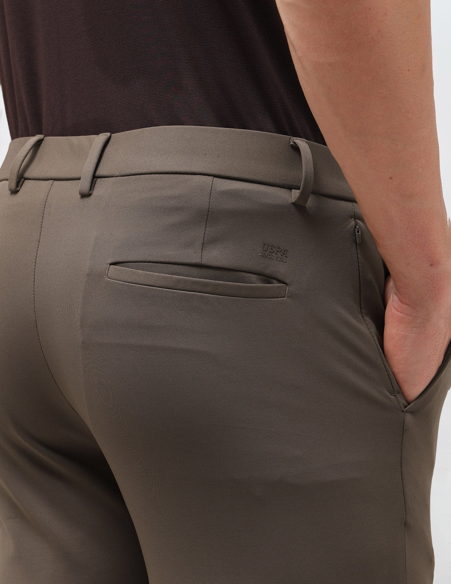 Knitted Austin Slim Fit Trousers - Image 8