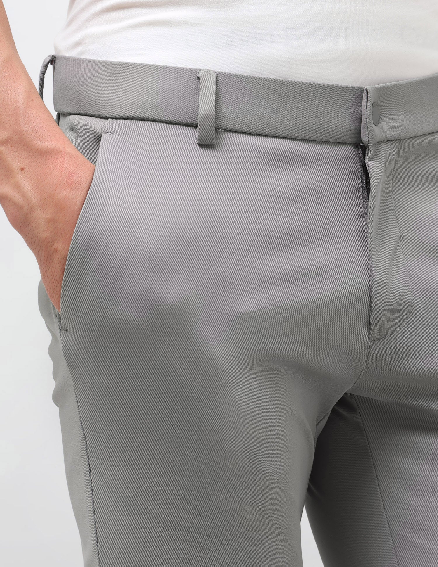 Knitted Austin Slim Fit Trousers - Image 7