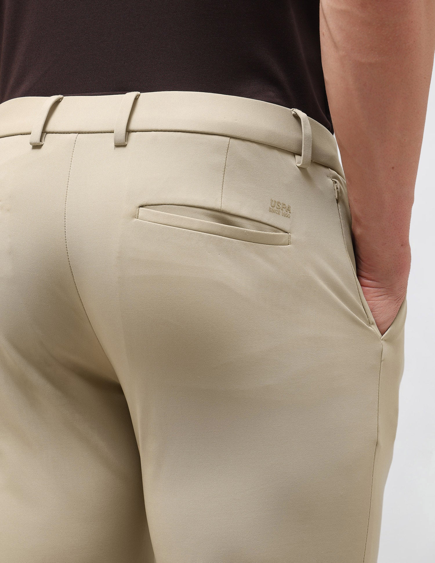 Knitted Austin Slim Fit Trousers - Image 8