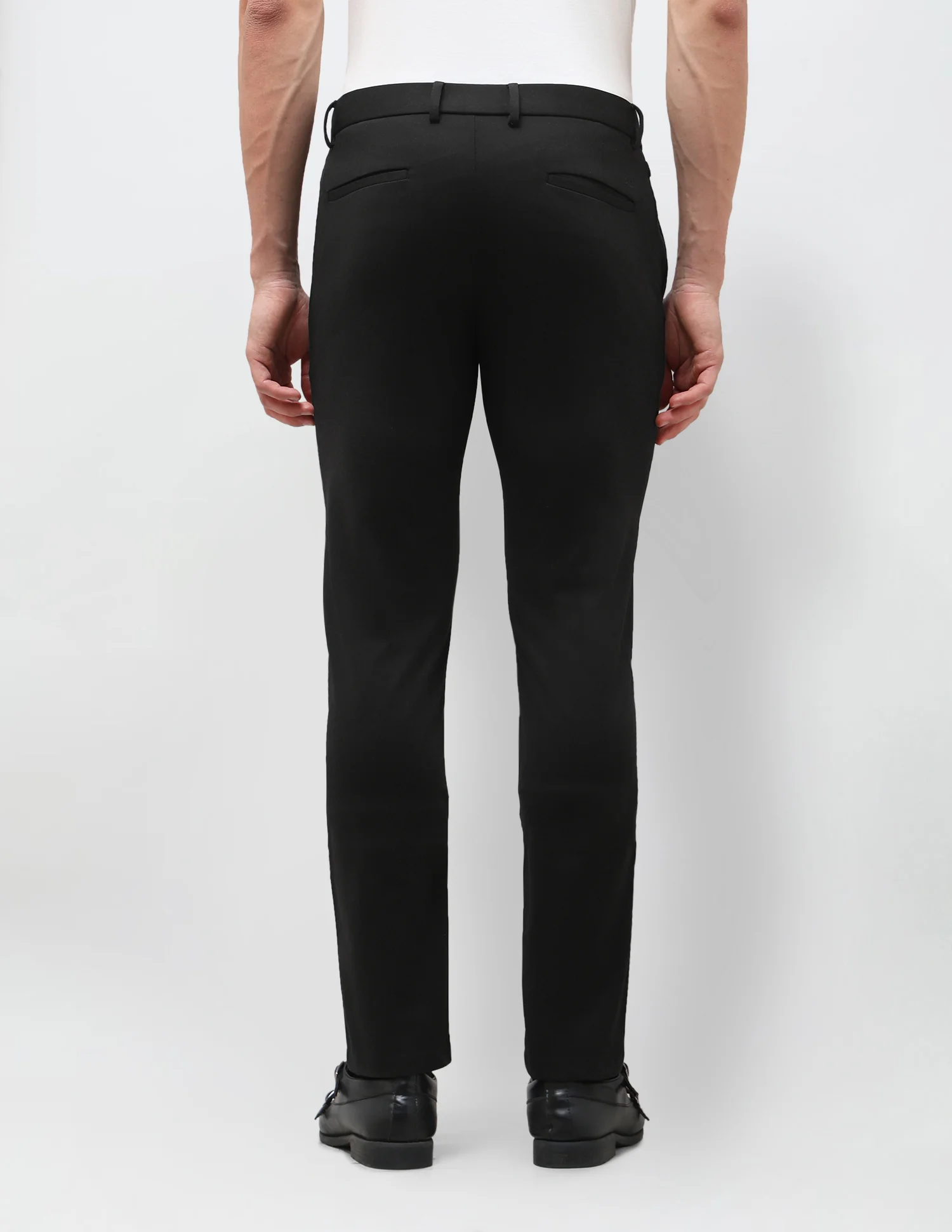 Knitted Austin Slim Fit Trousers - Image 5