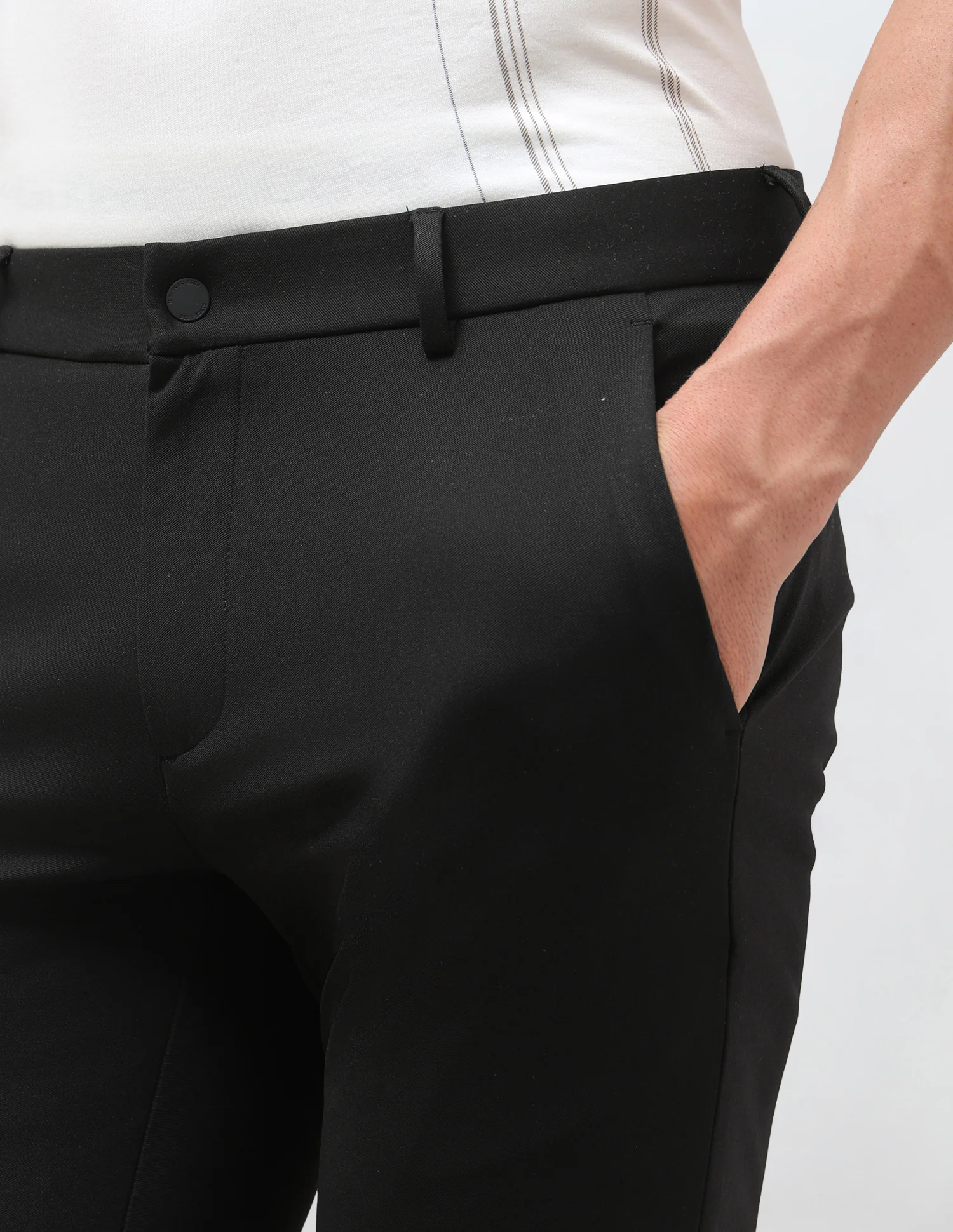 Knitted Austin Slim Fit Trousers - Image 7