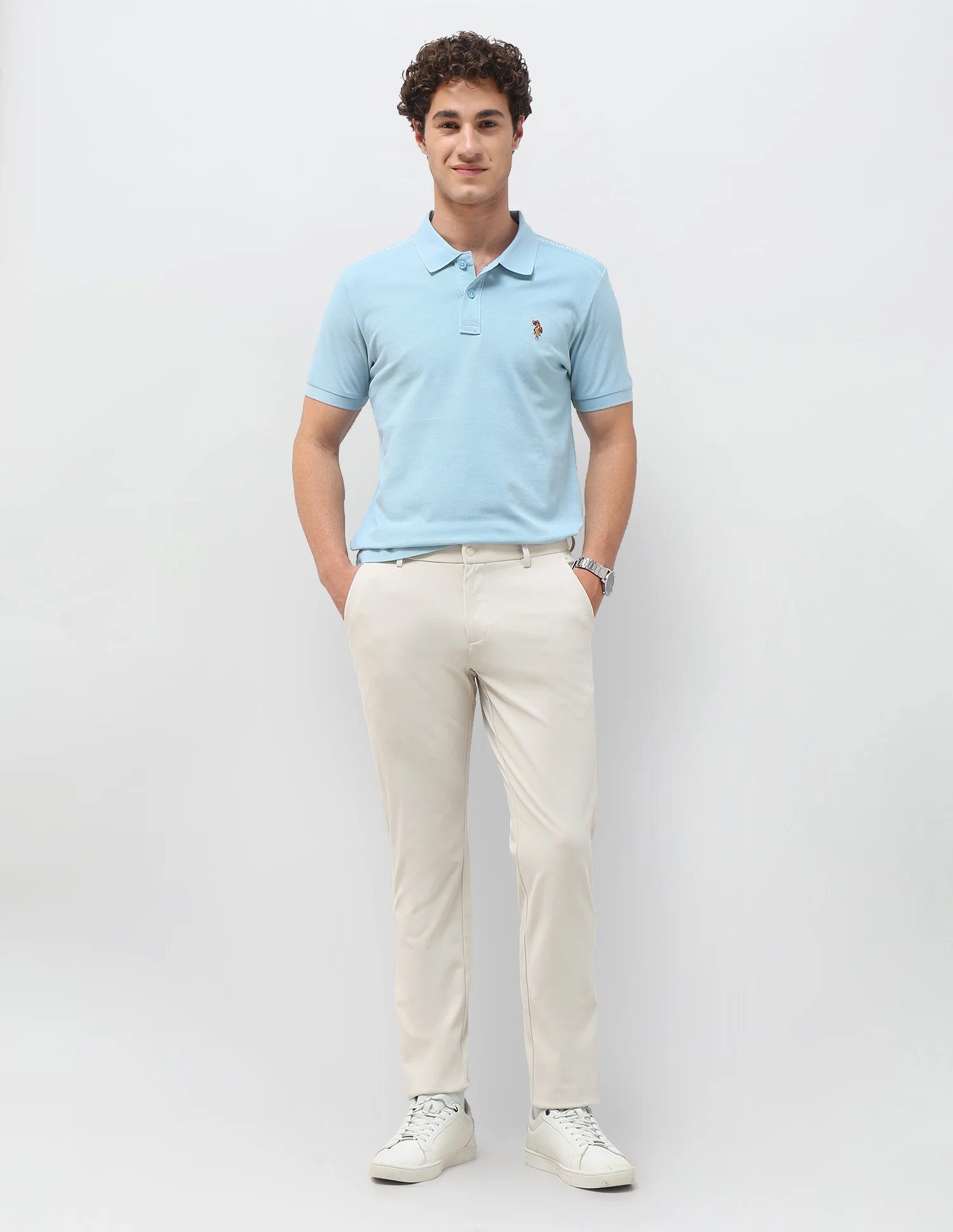 Knitted Denver Slim Fit Trousers - Image 3