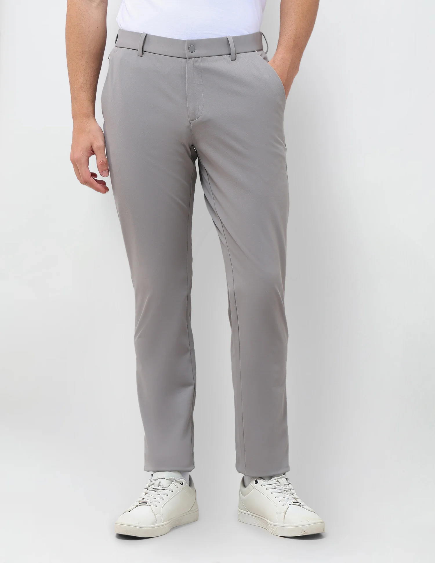 Knitted Denver Slim Fit Trousers - Image 6