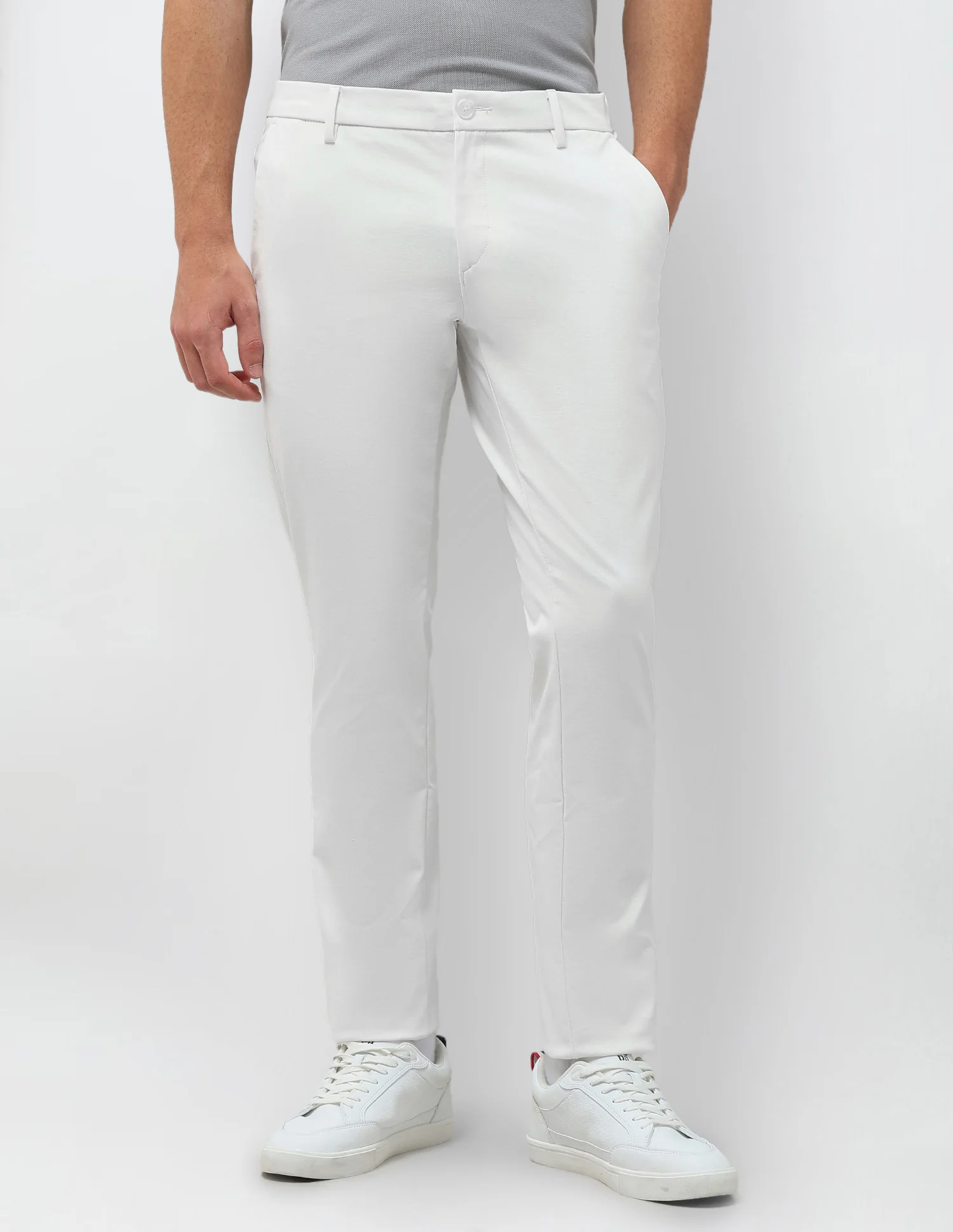 Knitted Denver Slim Fit Trousers - Image 6