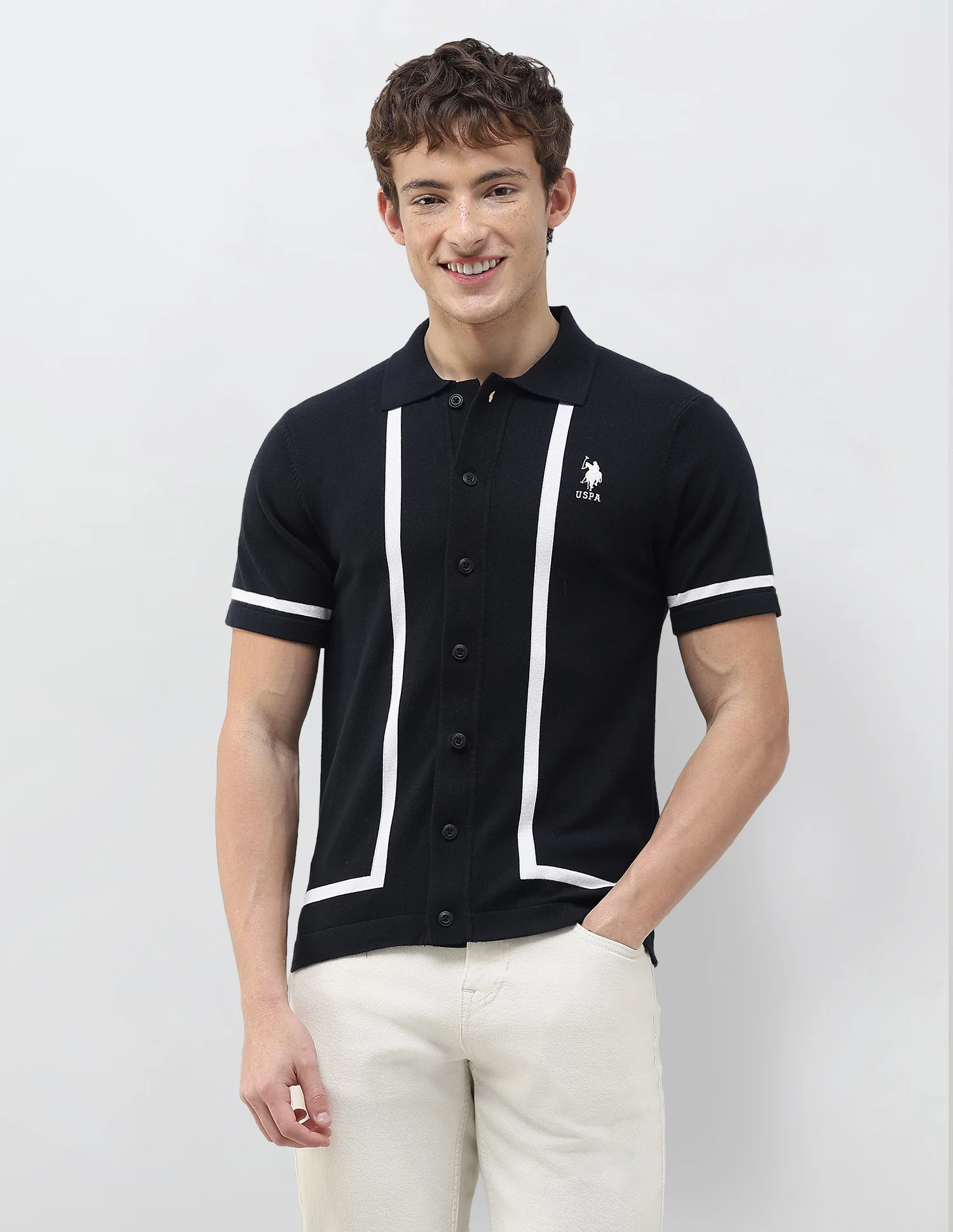 Knitted Slim Fit Shirt - Image 6