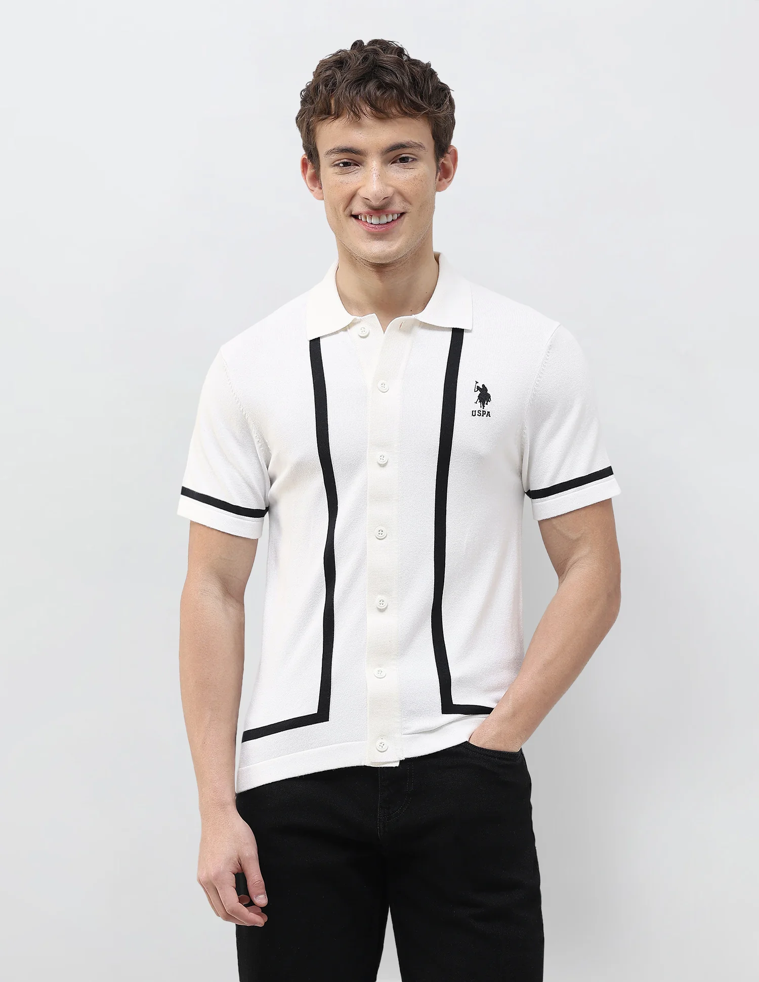 Knitted Slim Fit Shirt - Image 6