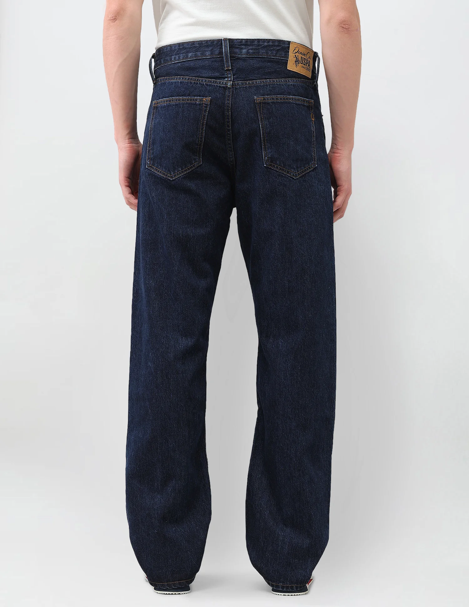 Logan Loose Straight Fit Blue Jeans - Image 5