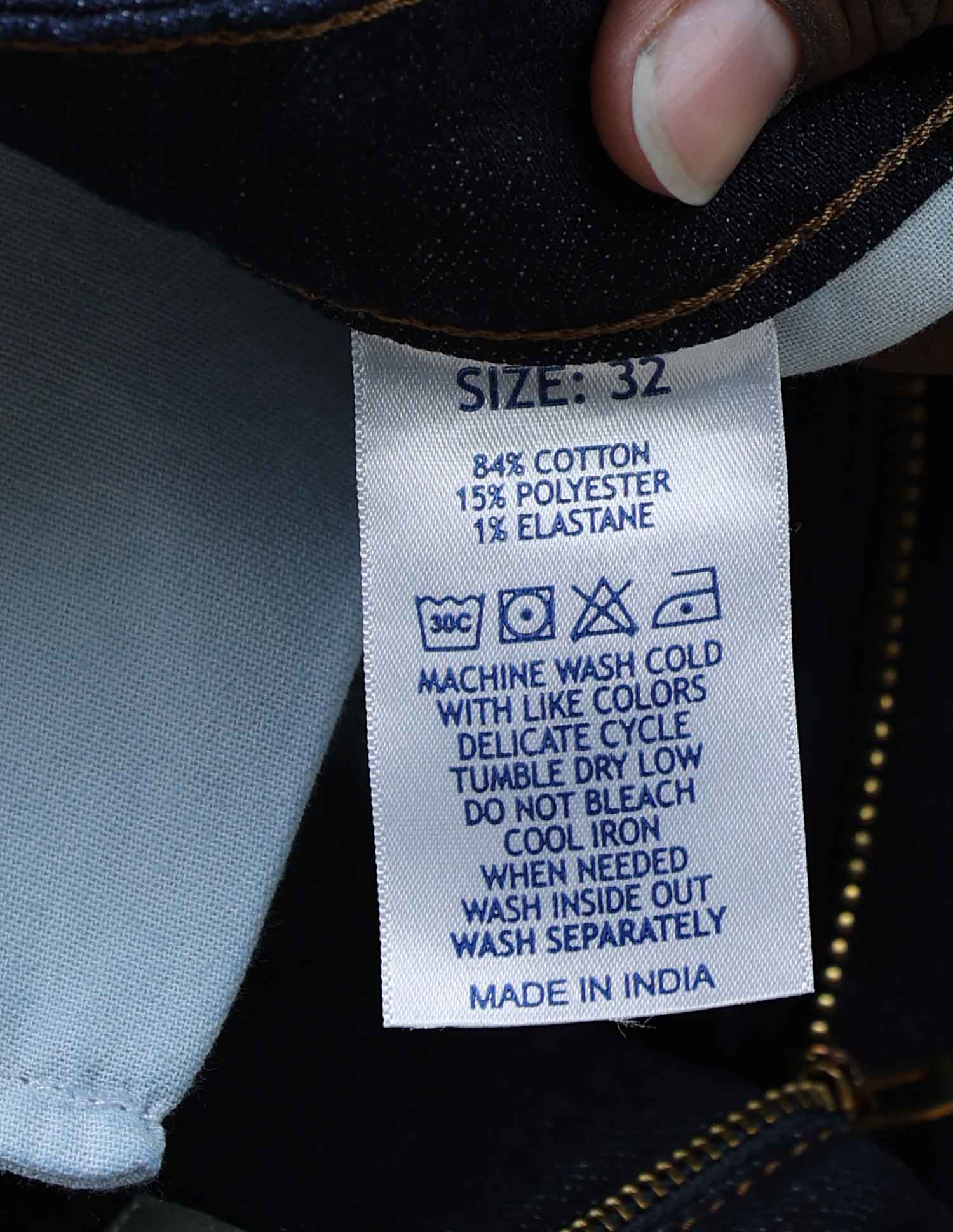 Logan Loose Straight Fit Blue Jeans - Image 12