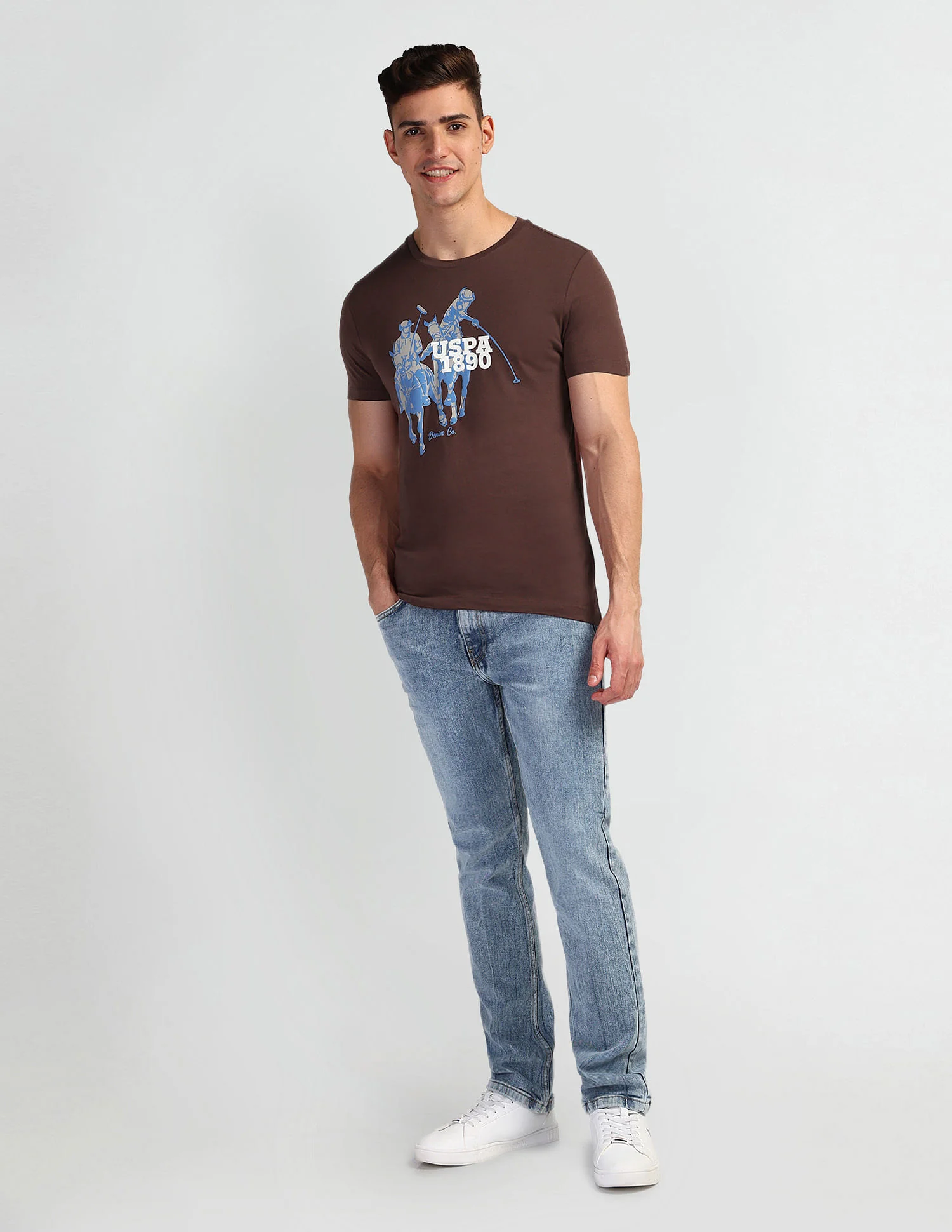 Logo Print Muscle Fit T-Shirt - Image 3
