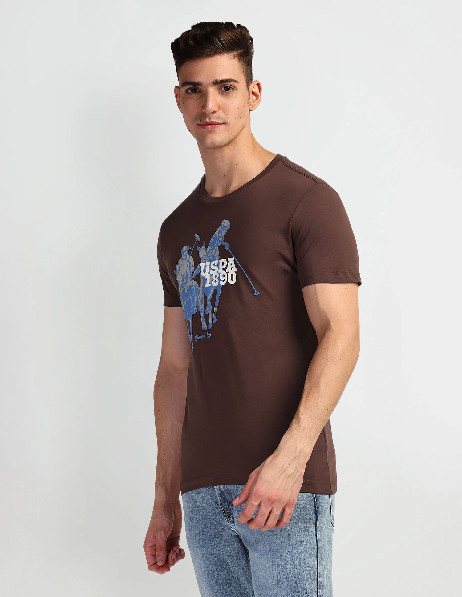 Logo Print Muscle Fit T-Shirt - Image 4