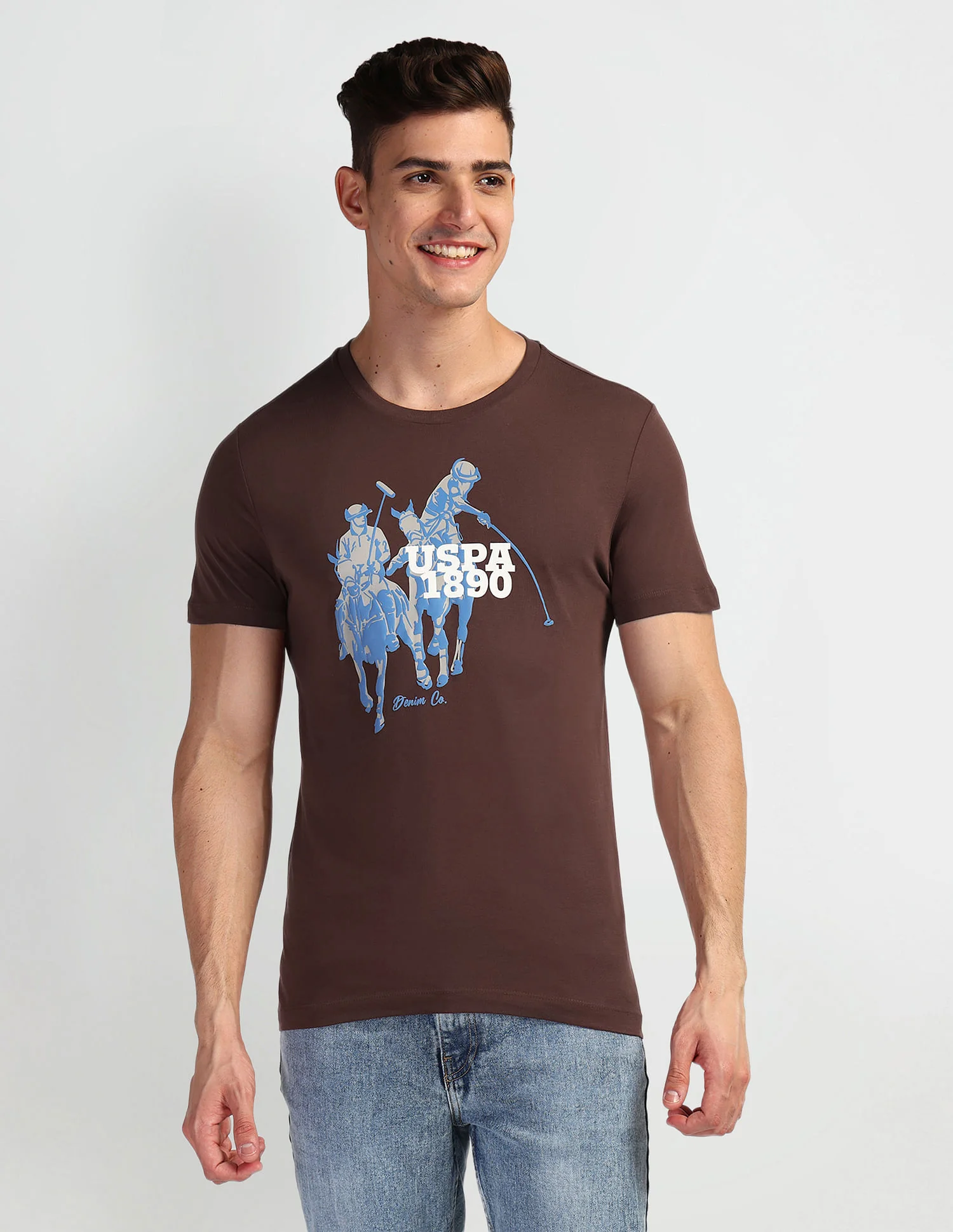Logo Print Muscle Fit T-Shirt - Image 6