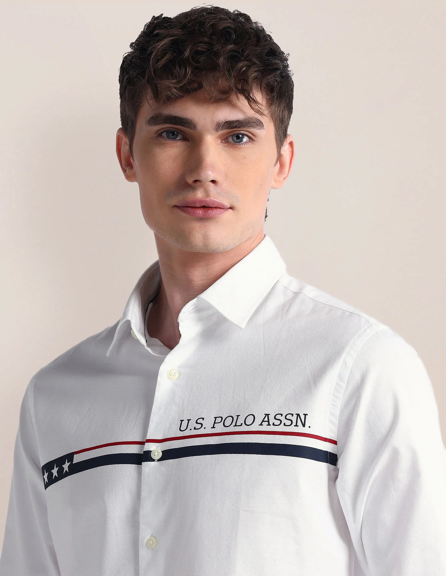 Long Sleeve Solid Brand Shirt - Image 7
