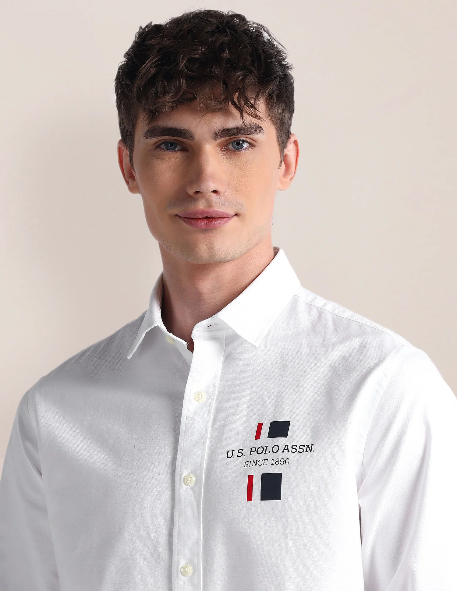 Long Sleeve Solid Brand Shirt - Image 7