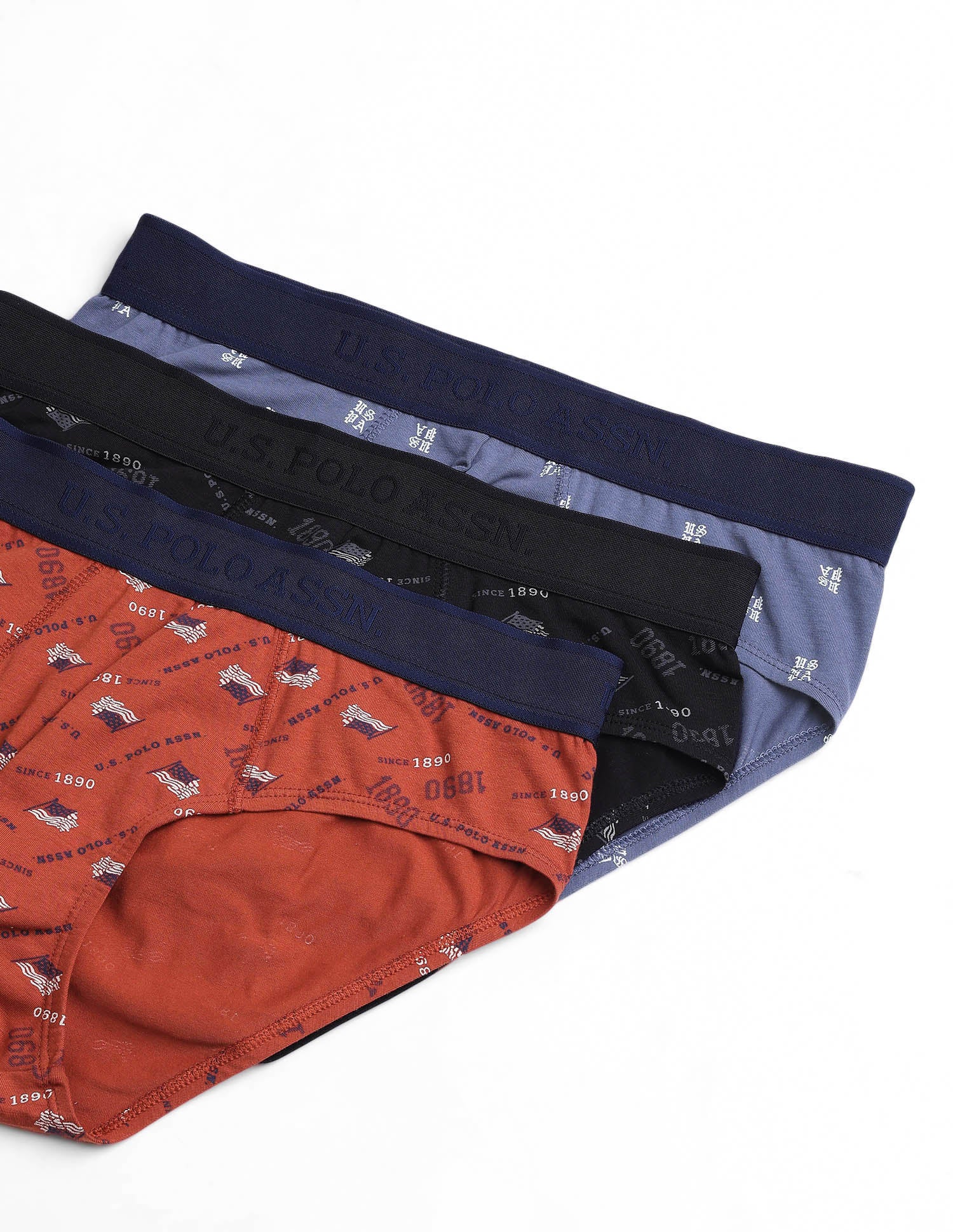 Low Rise Printed OEB16 Briefs - Pack Of 3 - Image 2