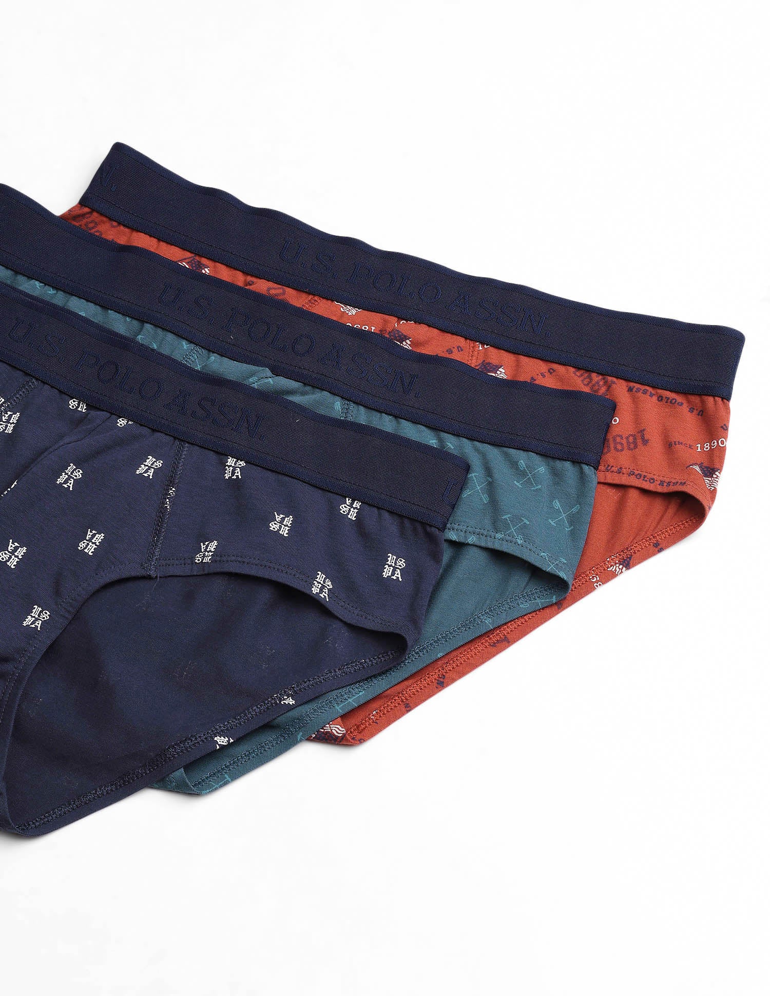 Low Rise Printed OEB16 Briefs - Pack Of 3 - Image 2