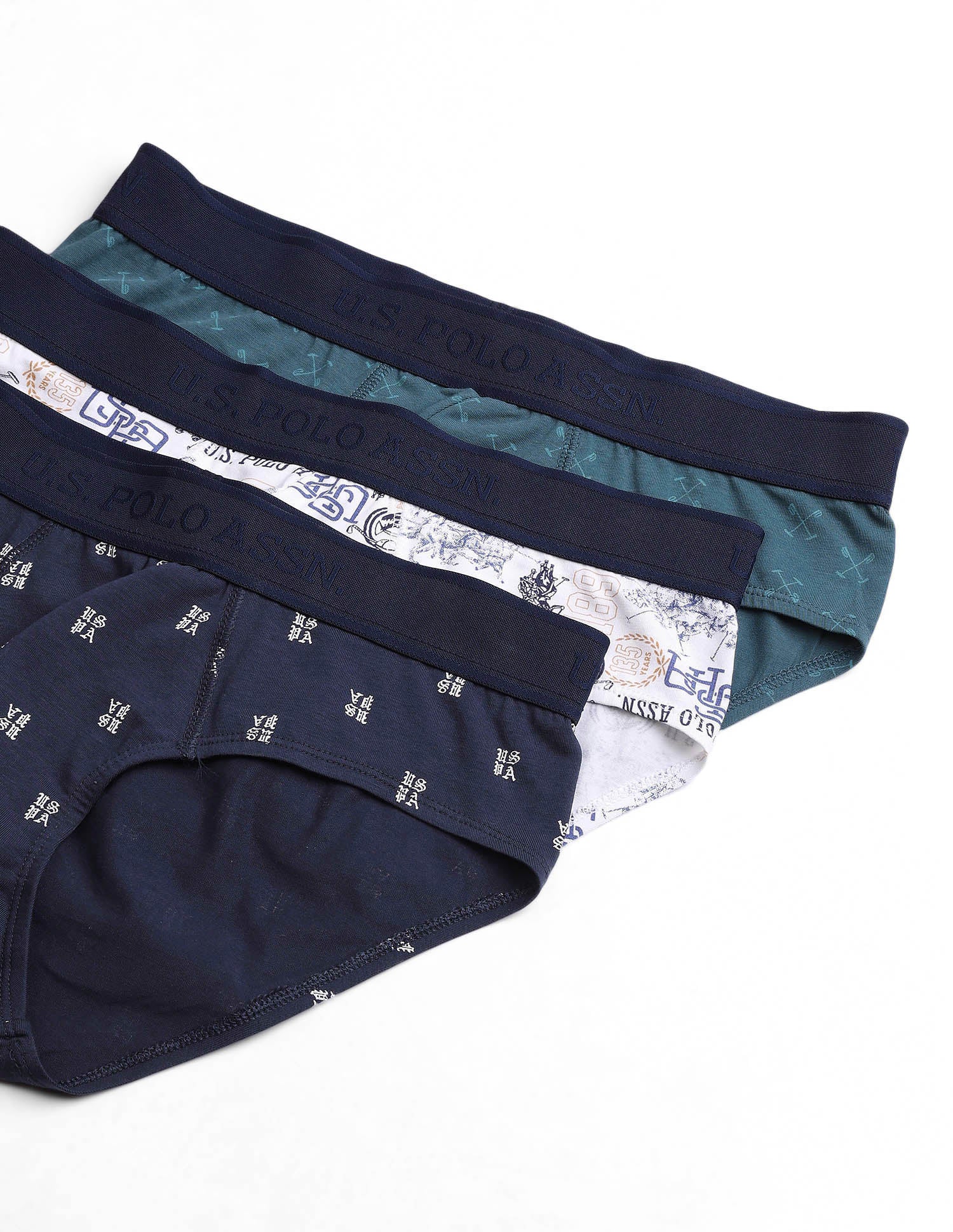 Low Rise Printed OEB16 Briefs - Pack Of 3 - Image 2