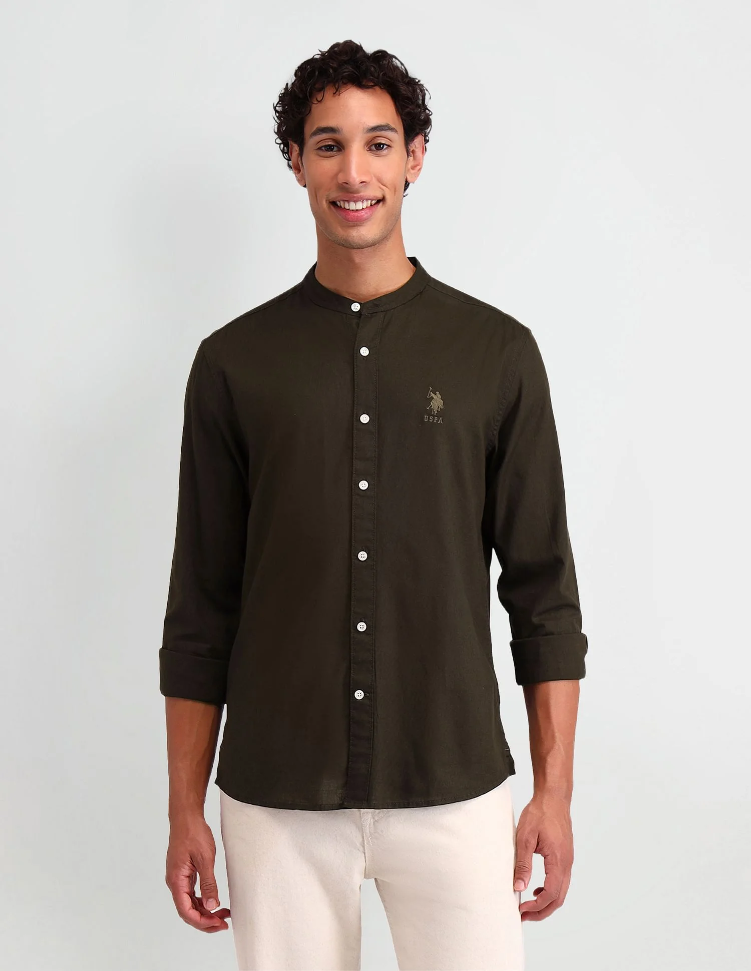 Manhattan Slim Fit Solid Shirt - Image 6