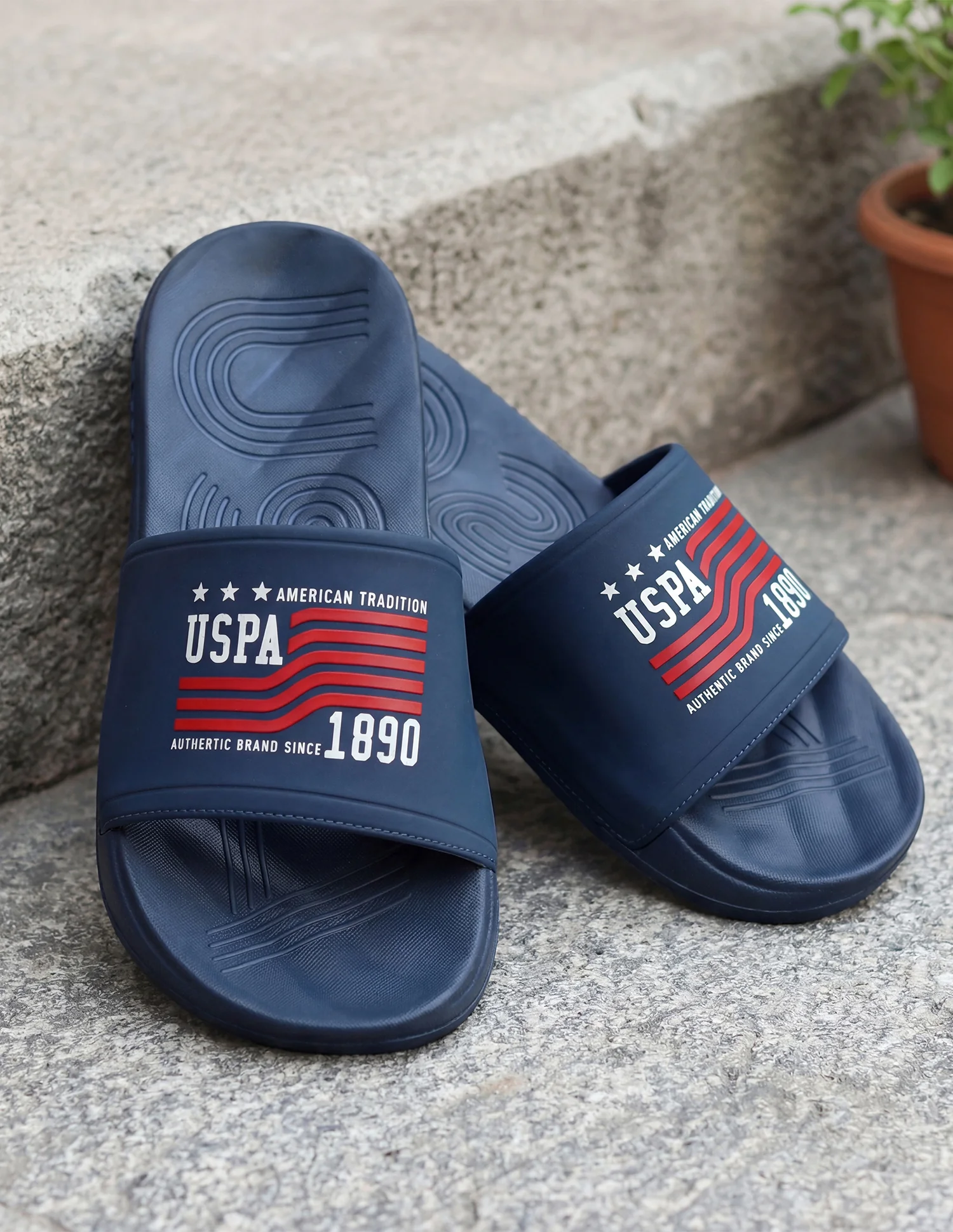 Men Axer Open Toe Slippers
