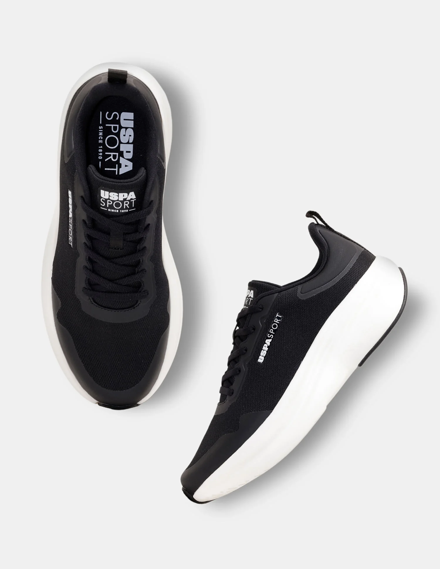 Men Black Blaze Uspa Sport Sneakers - Image 3